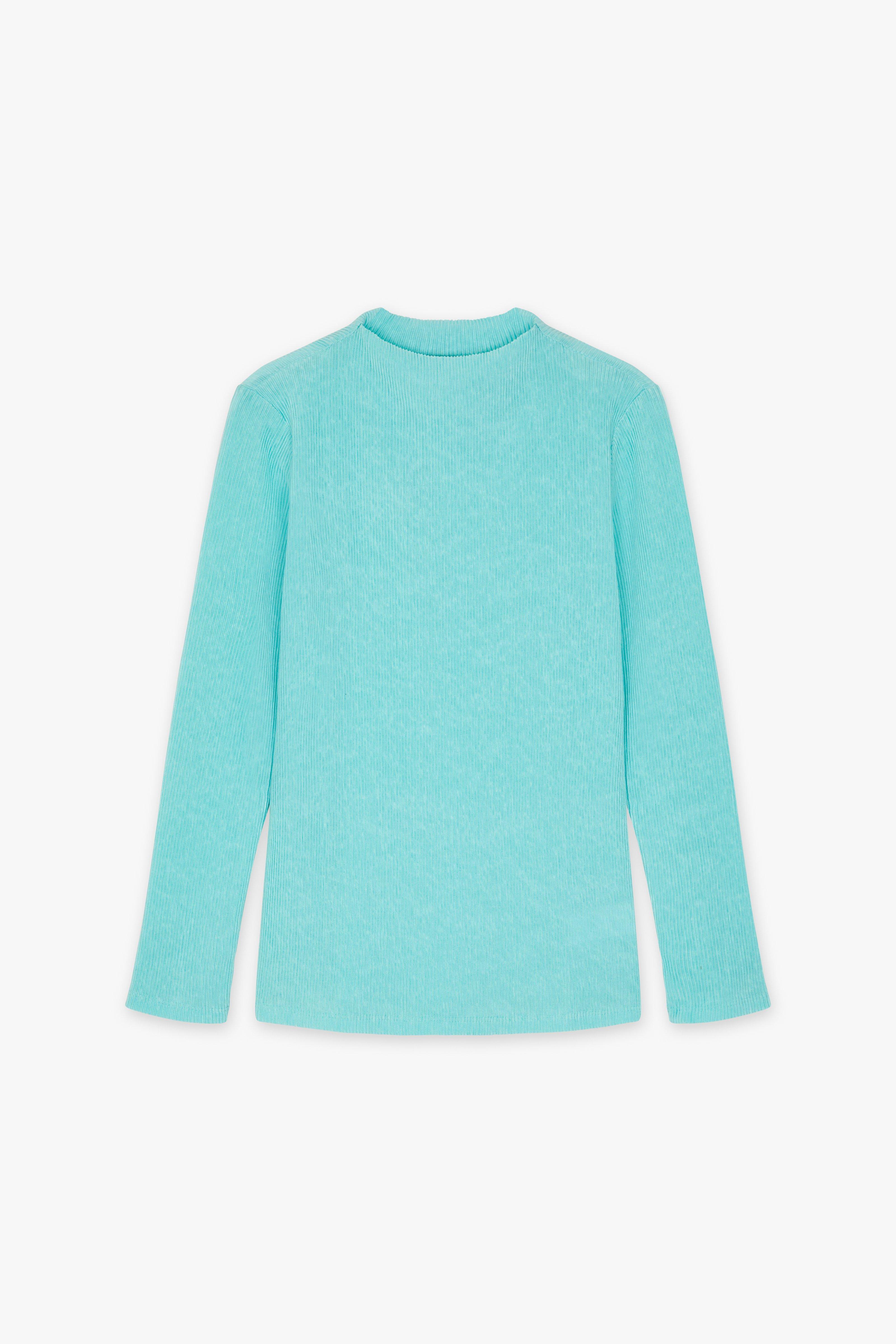 CKS Dames - TIBO - blouse korte mouwen - lichtblauw
