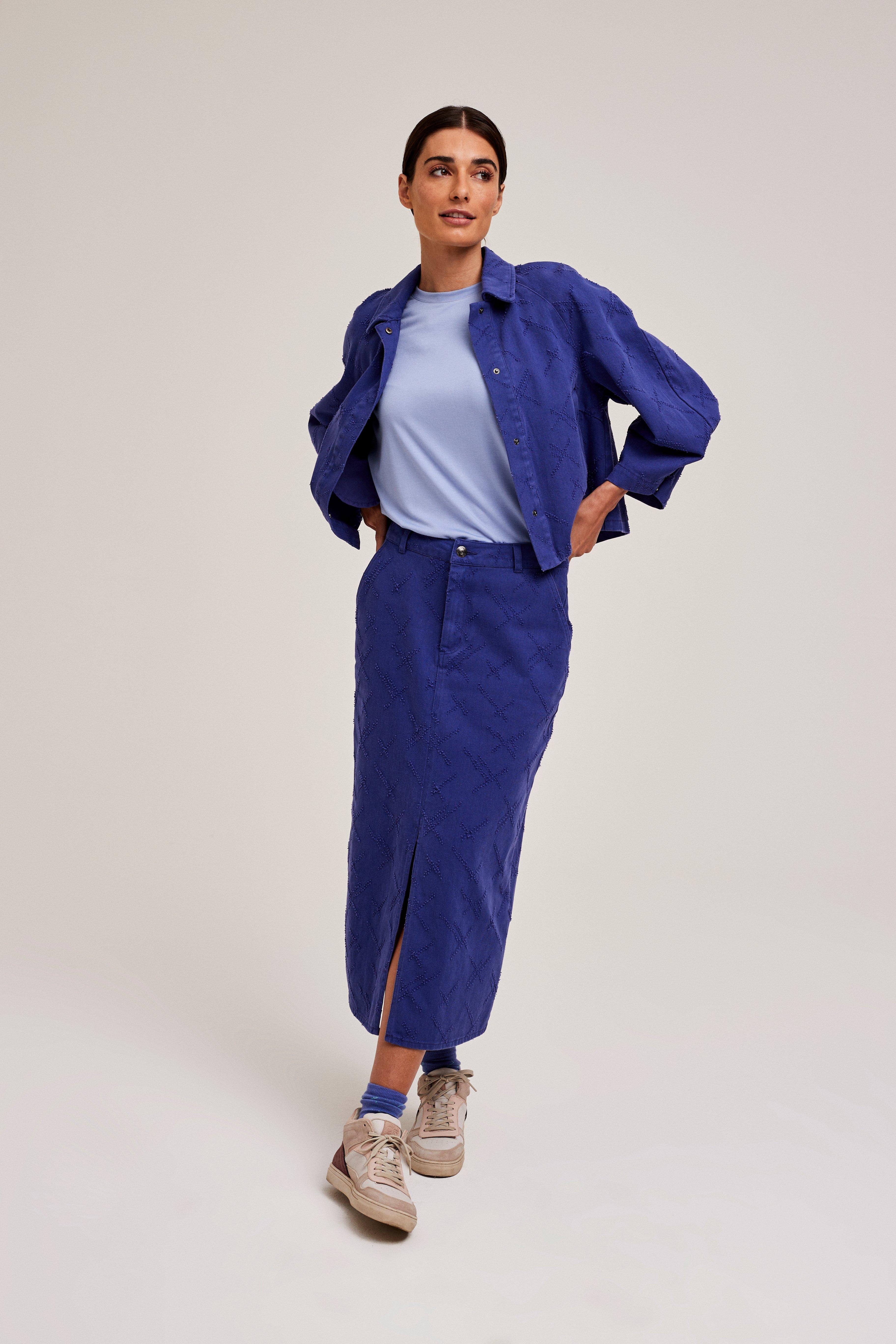 CKS Dames - BAIRA - Denimjacke - Blau