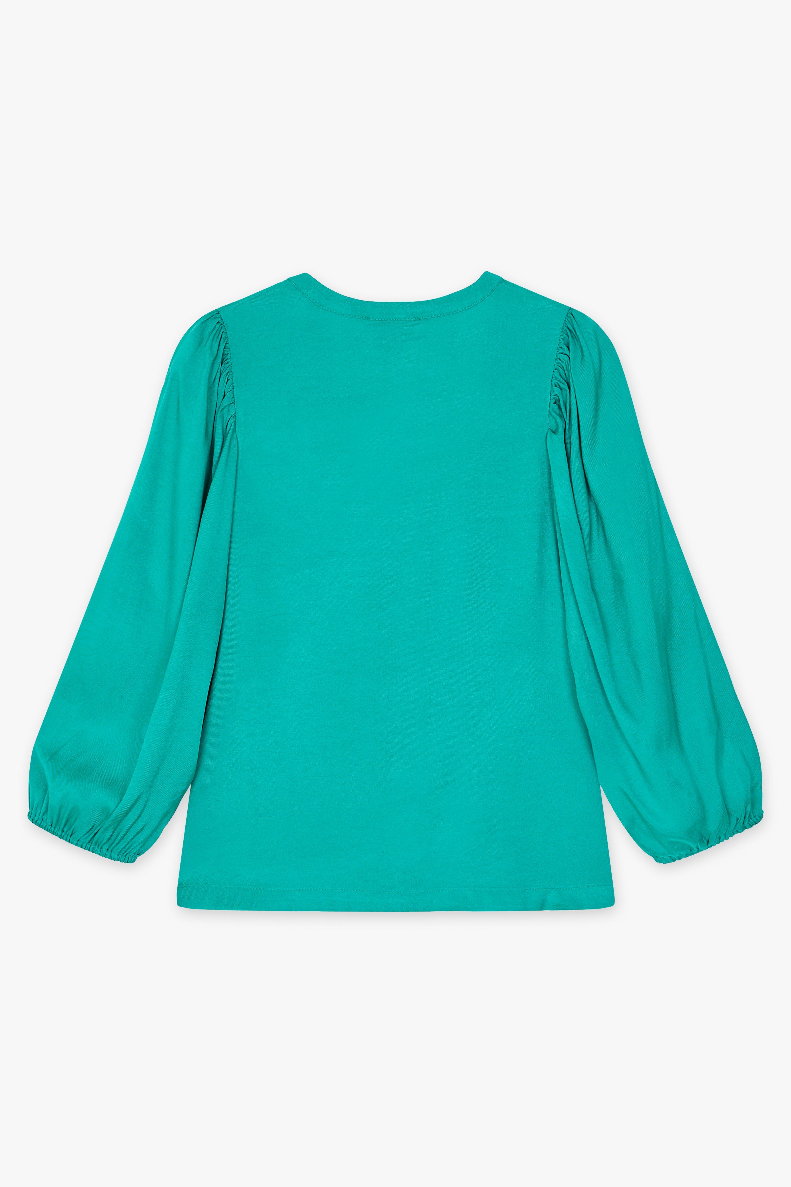 CKS Dames - BULANI - blouse korte mouwen - khaki