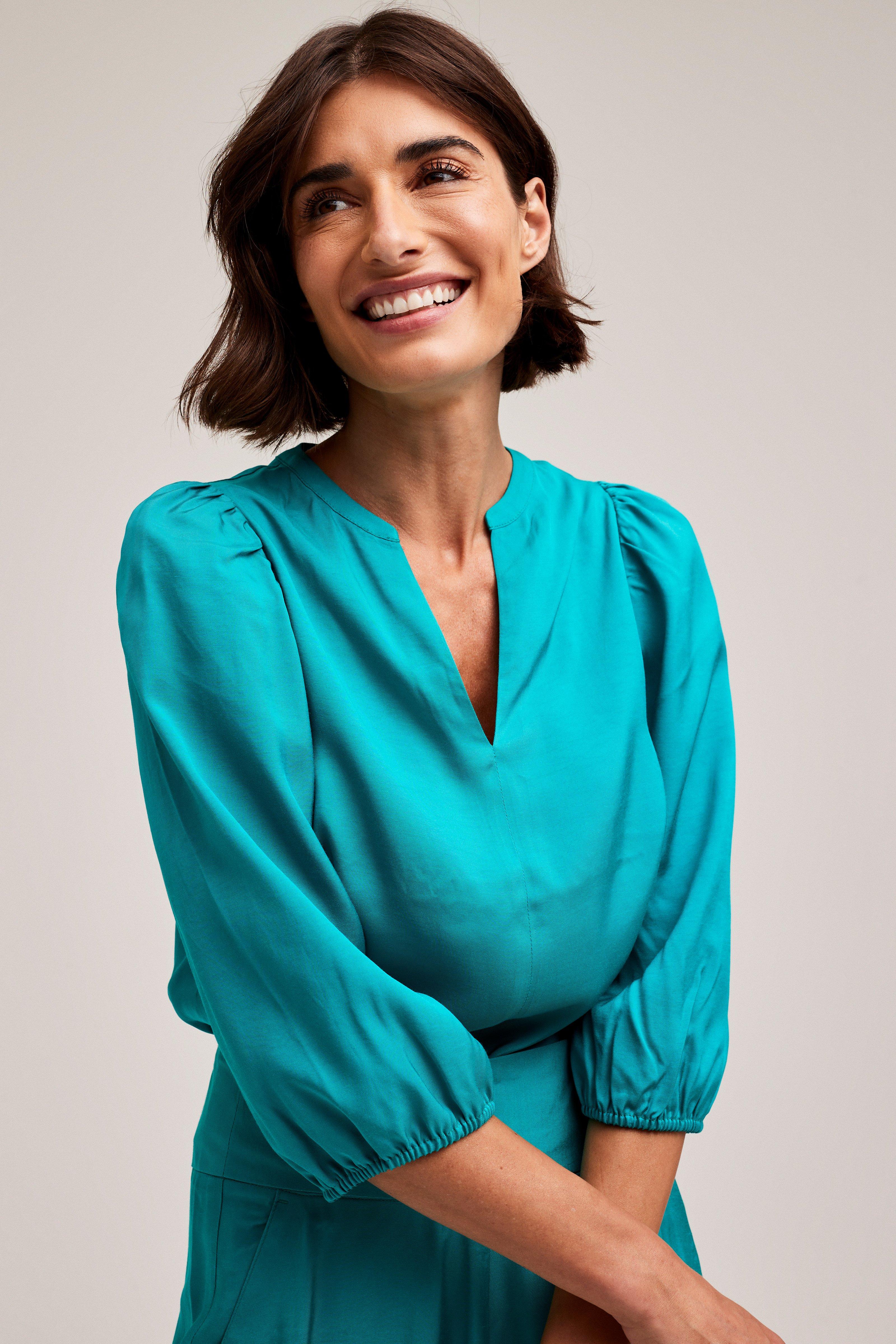 CKS Dames - BULANI - blouse korte mouwen - khaki