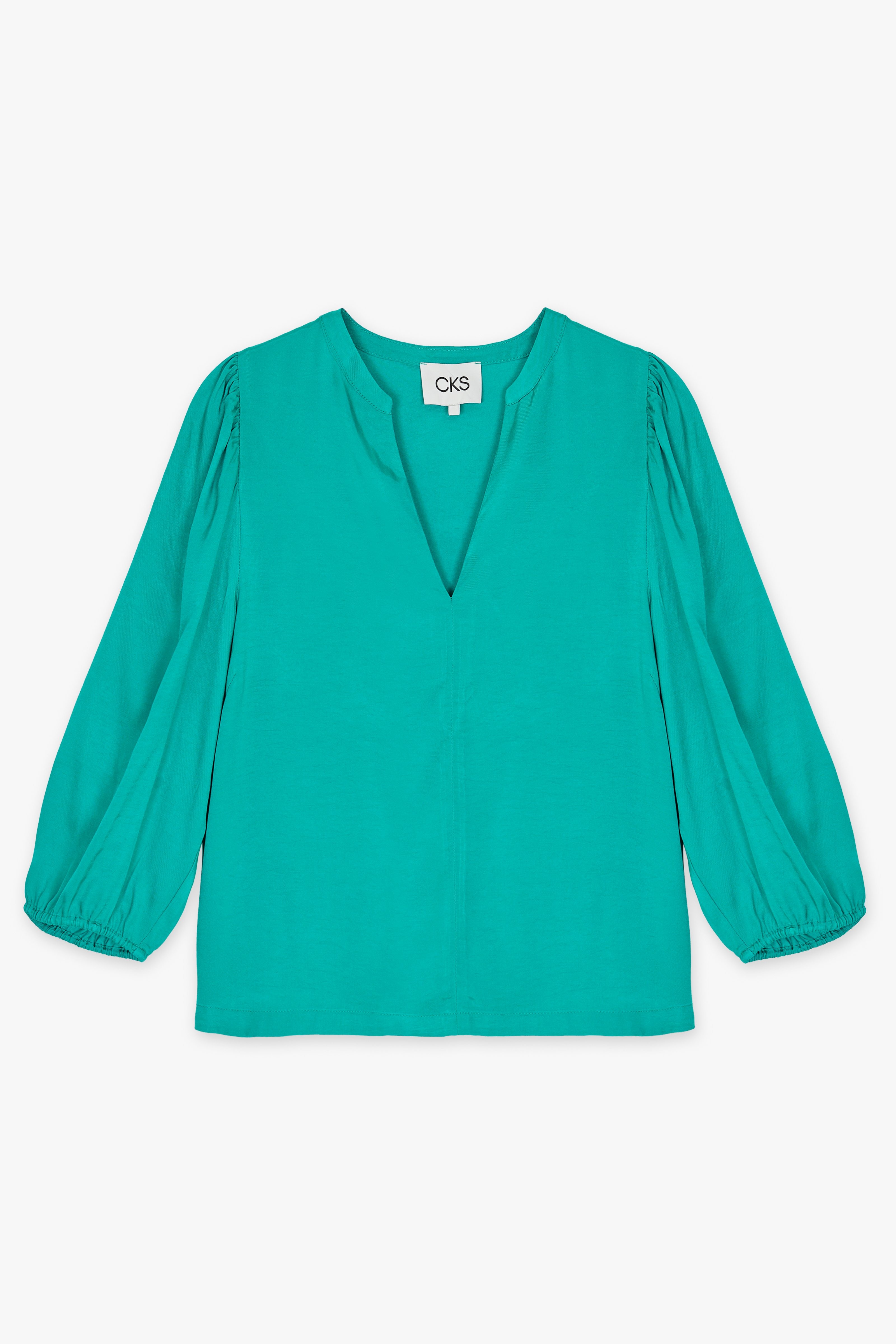 CKS Dames - BULANI - blouse short sleeves - green