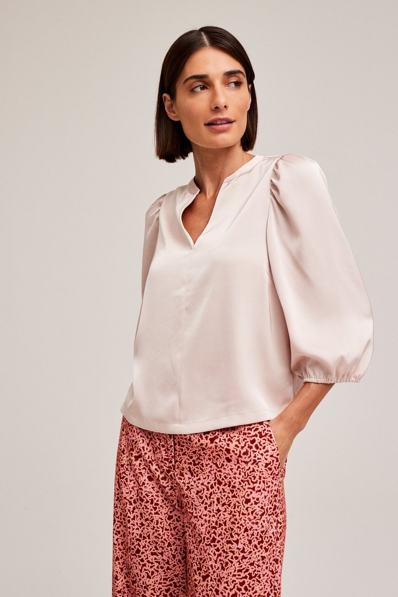 CKS Dames - BULANI - blouse short sleeves - light beige