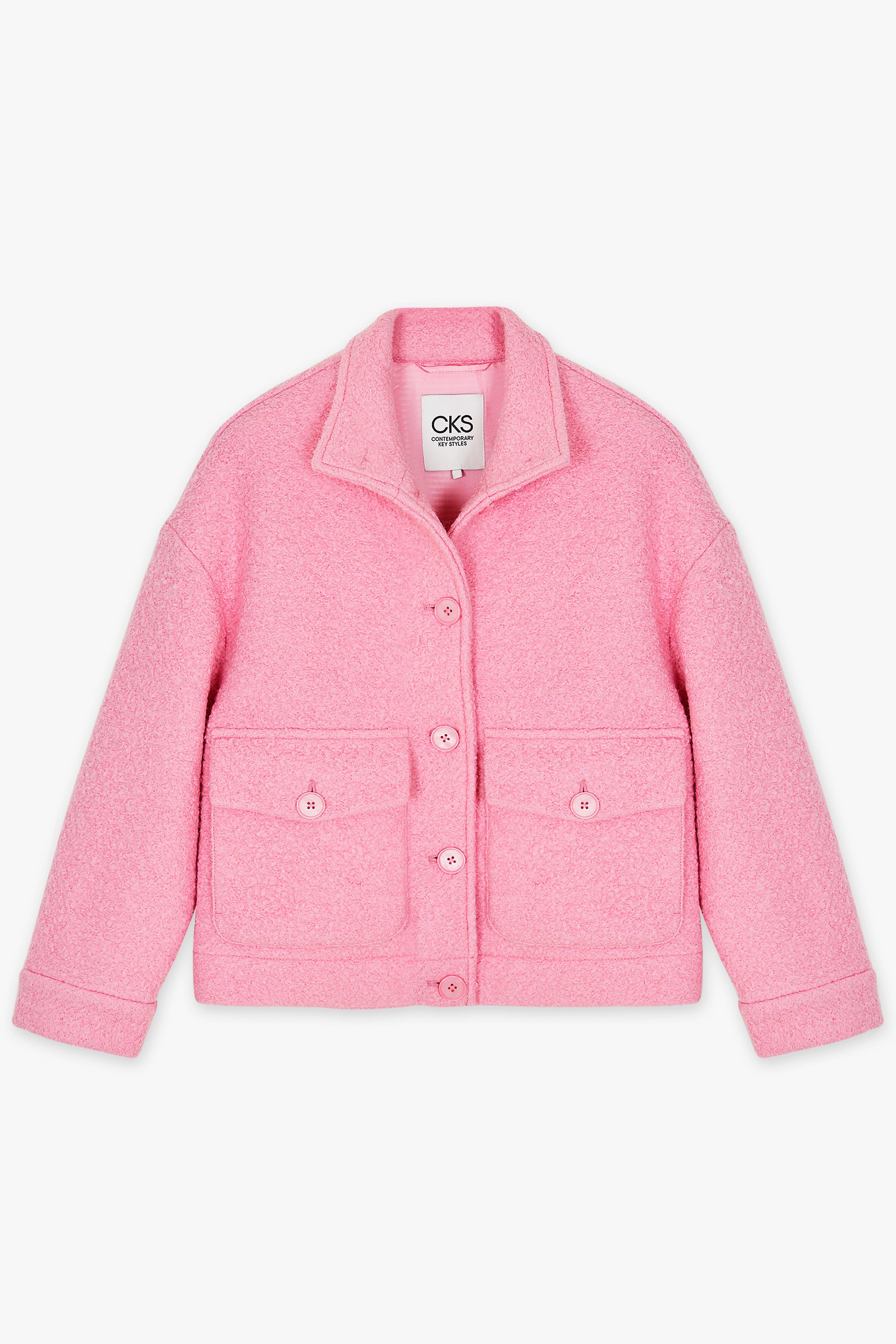 CKS Dames - COPPER - veste courte - rose clair