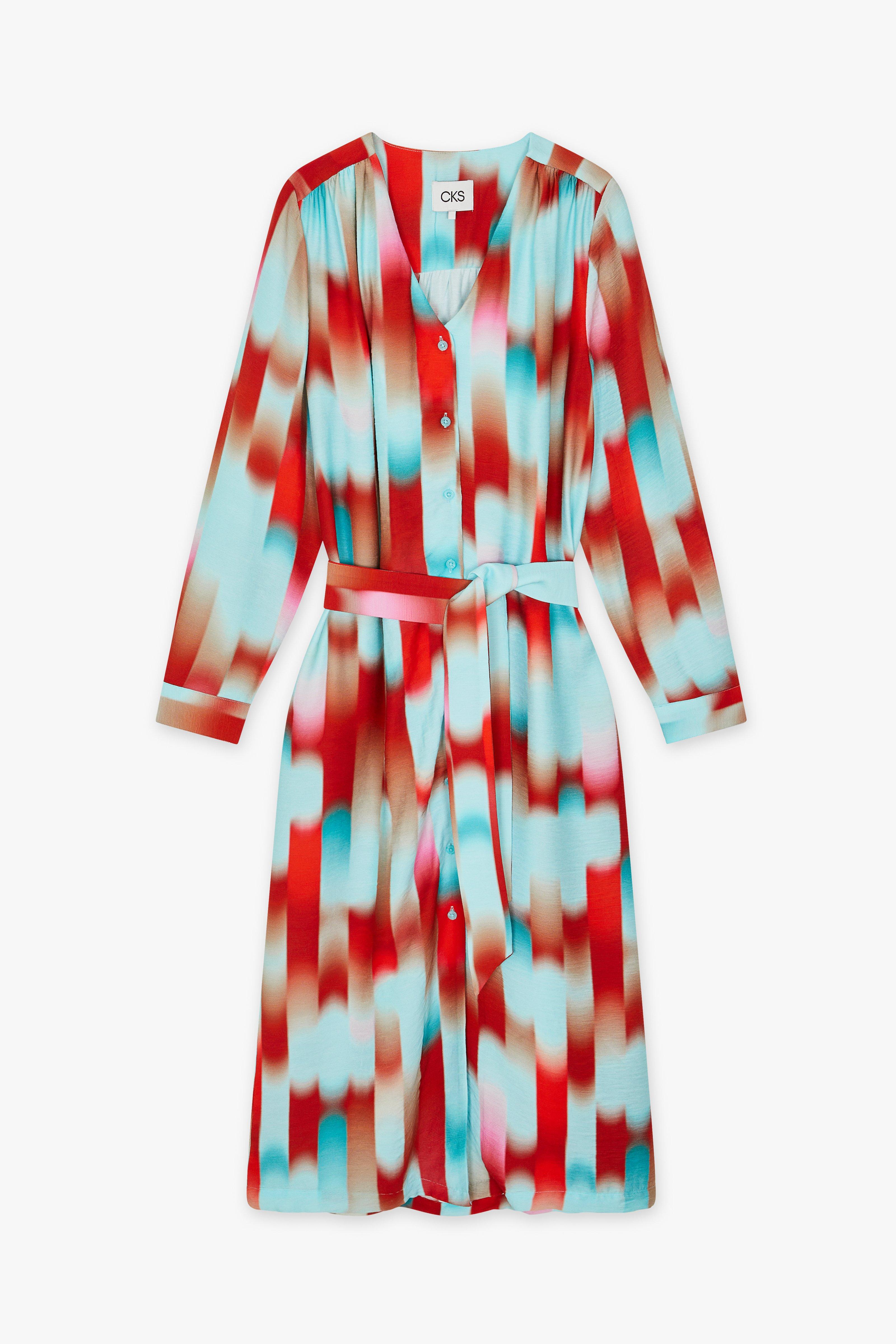 CKS Dames - WALKER - midi dress - brown