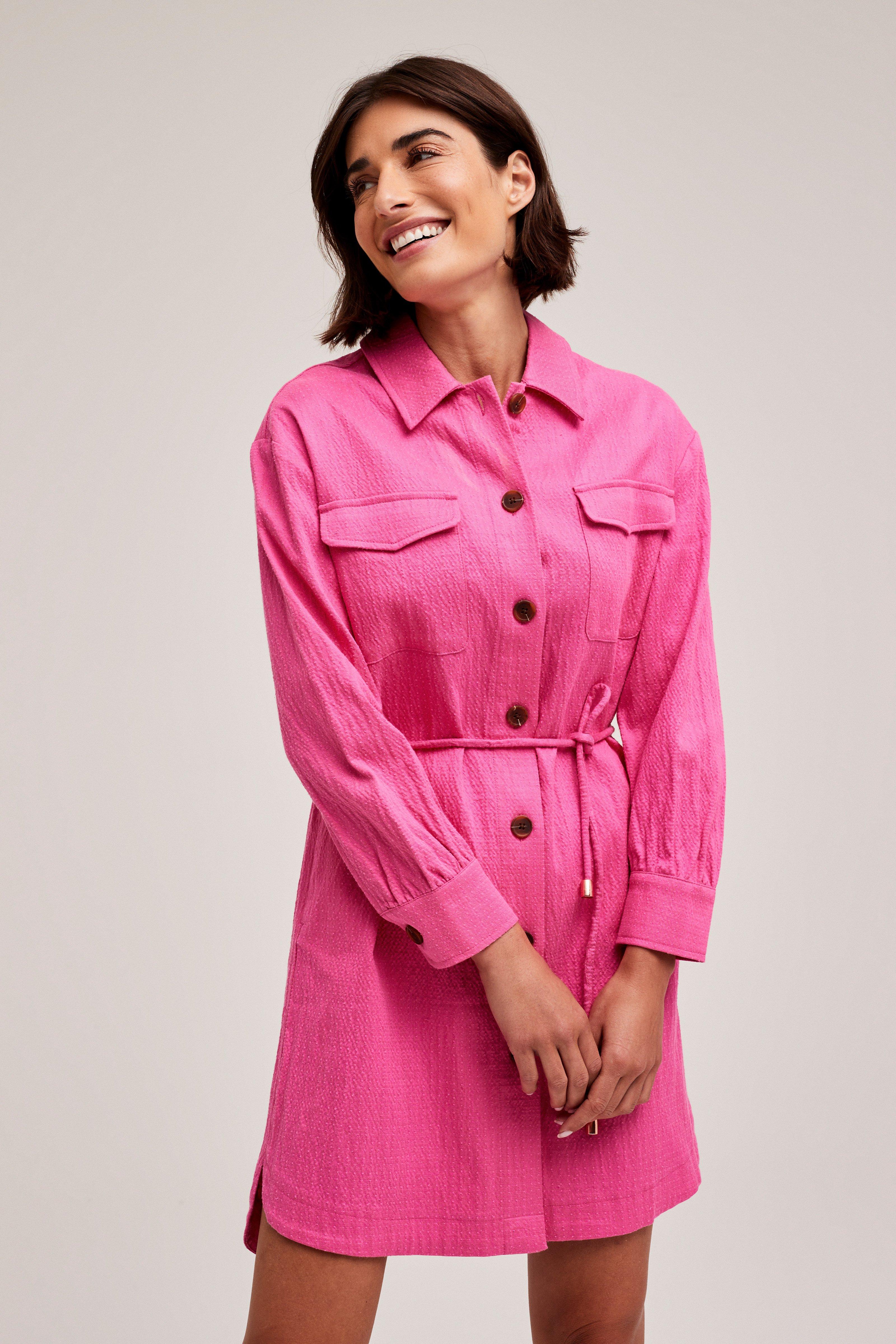 CKS Dames - DEAN - short dress - bright pink
