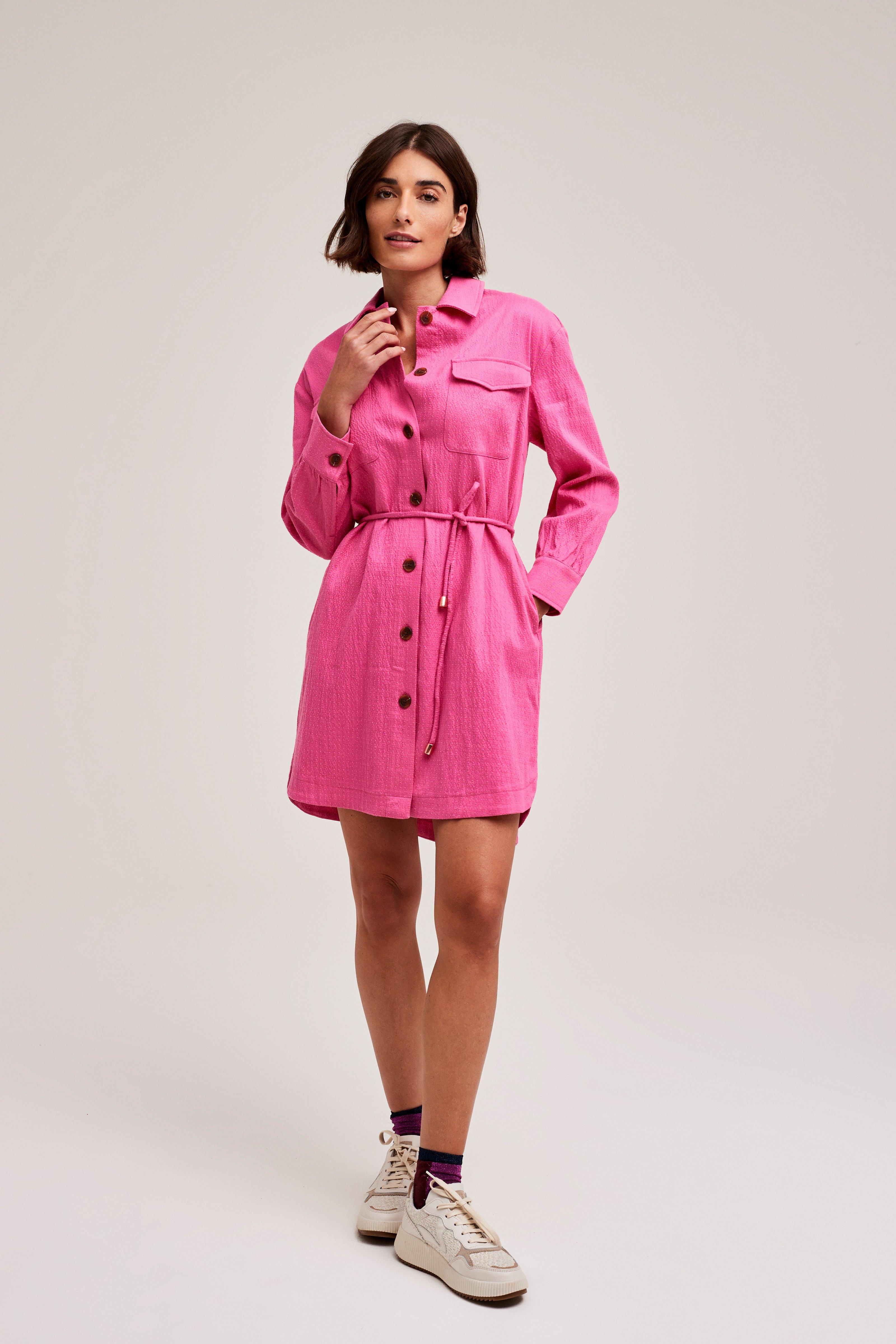 CKS Dames - DEAN - short dress - bright pink
