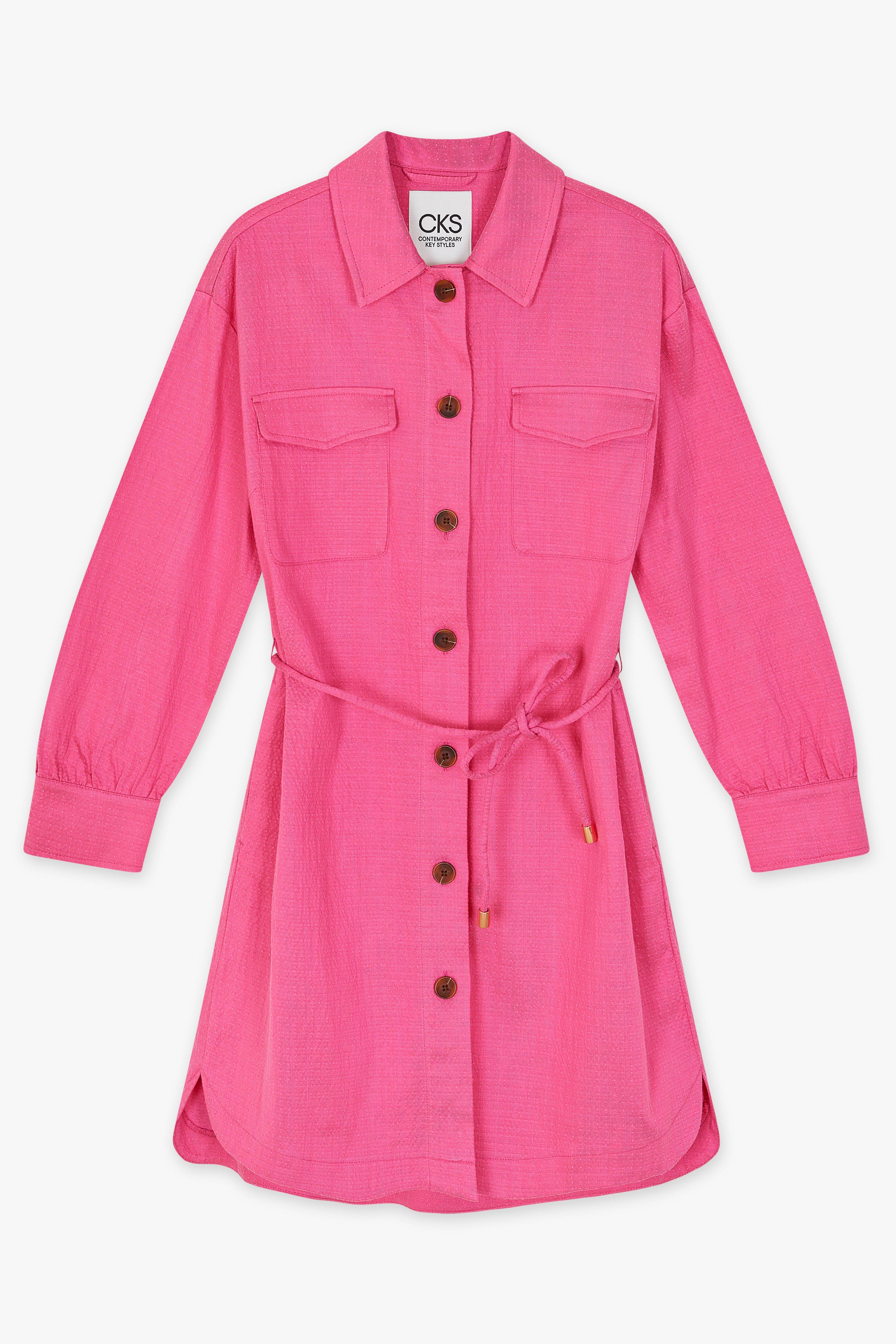 CKS Dames - DEAN - short dress - bright pink