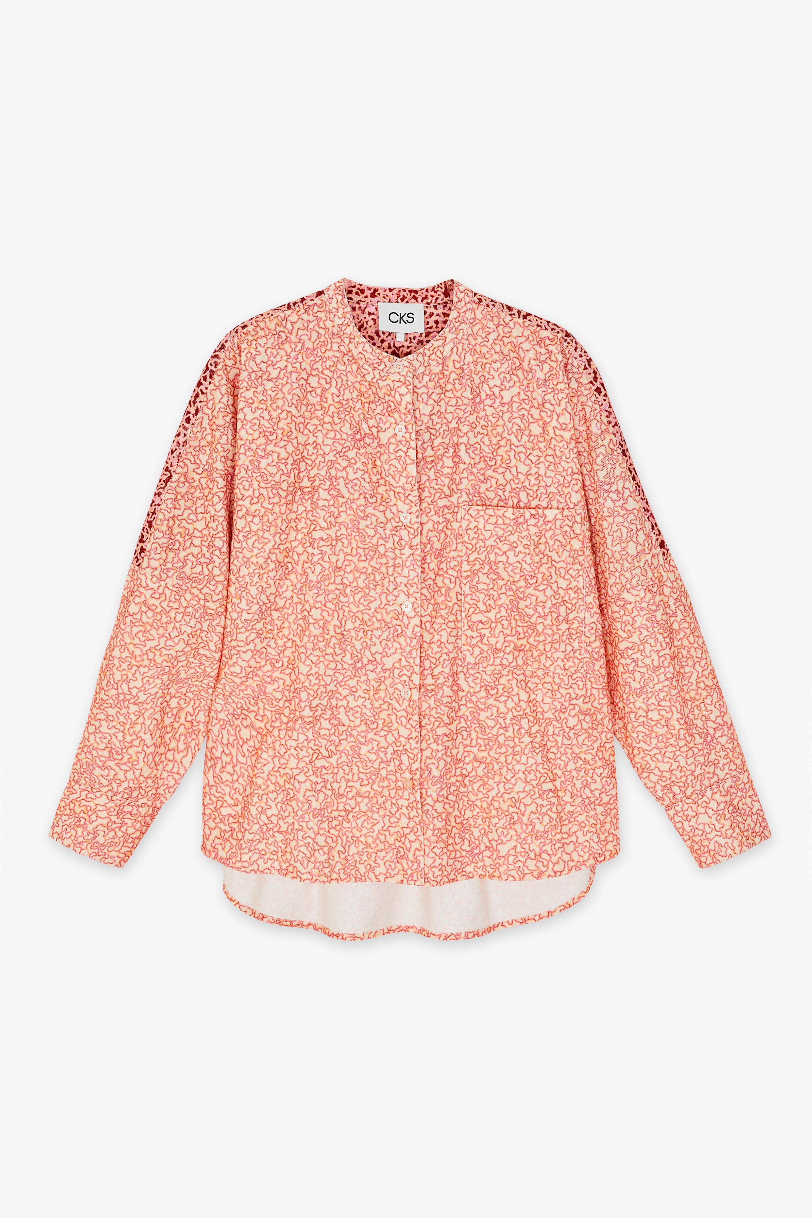 CKS Dames - SAZNA - Bluse Kurze Ärmel - Weiß