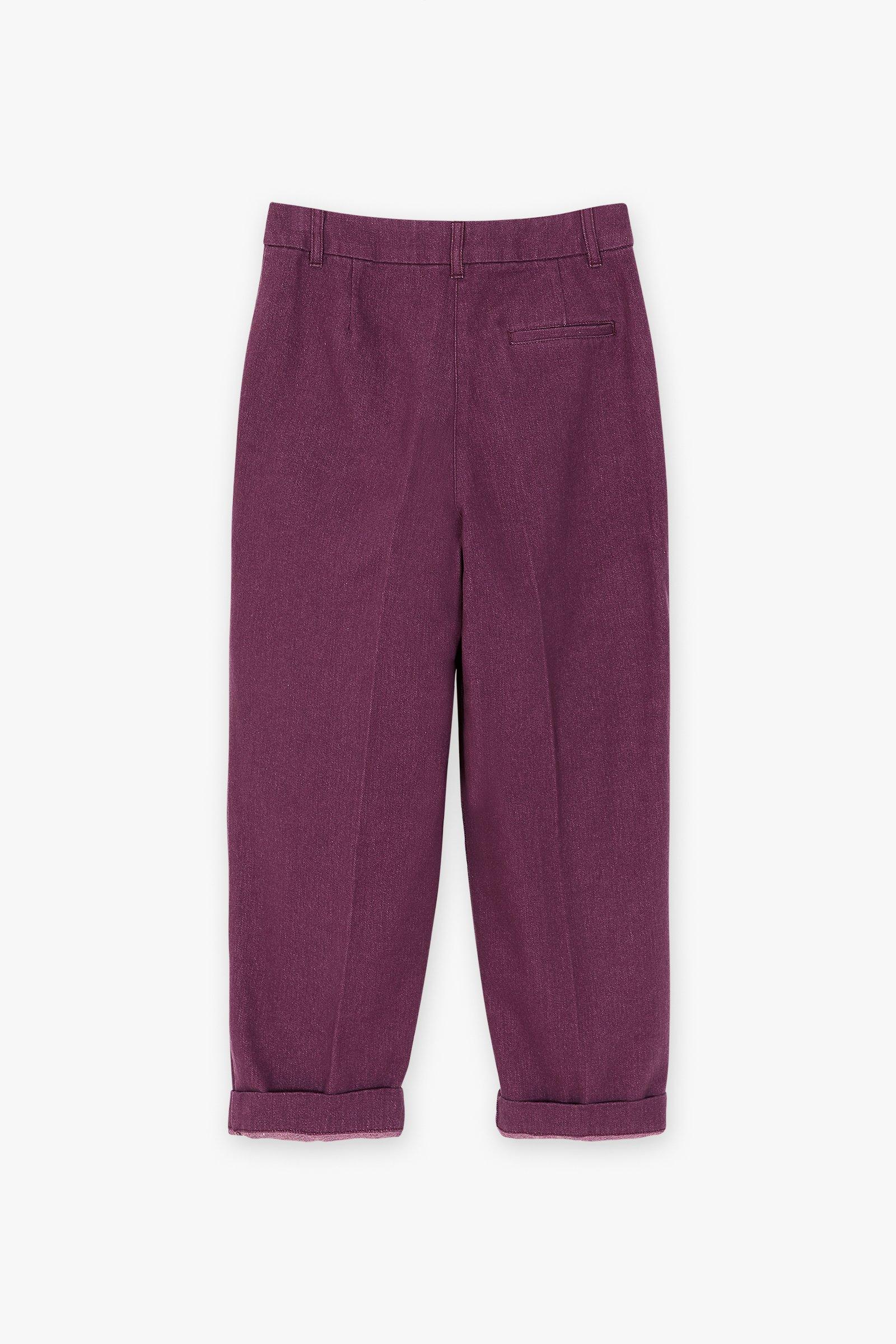 CKS Dames - LAHTI - ankle trousers - dark red