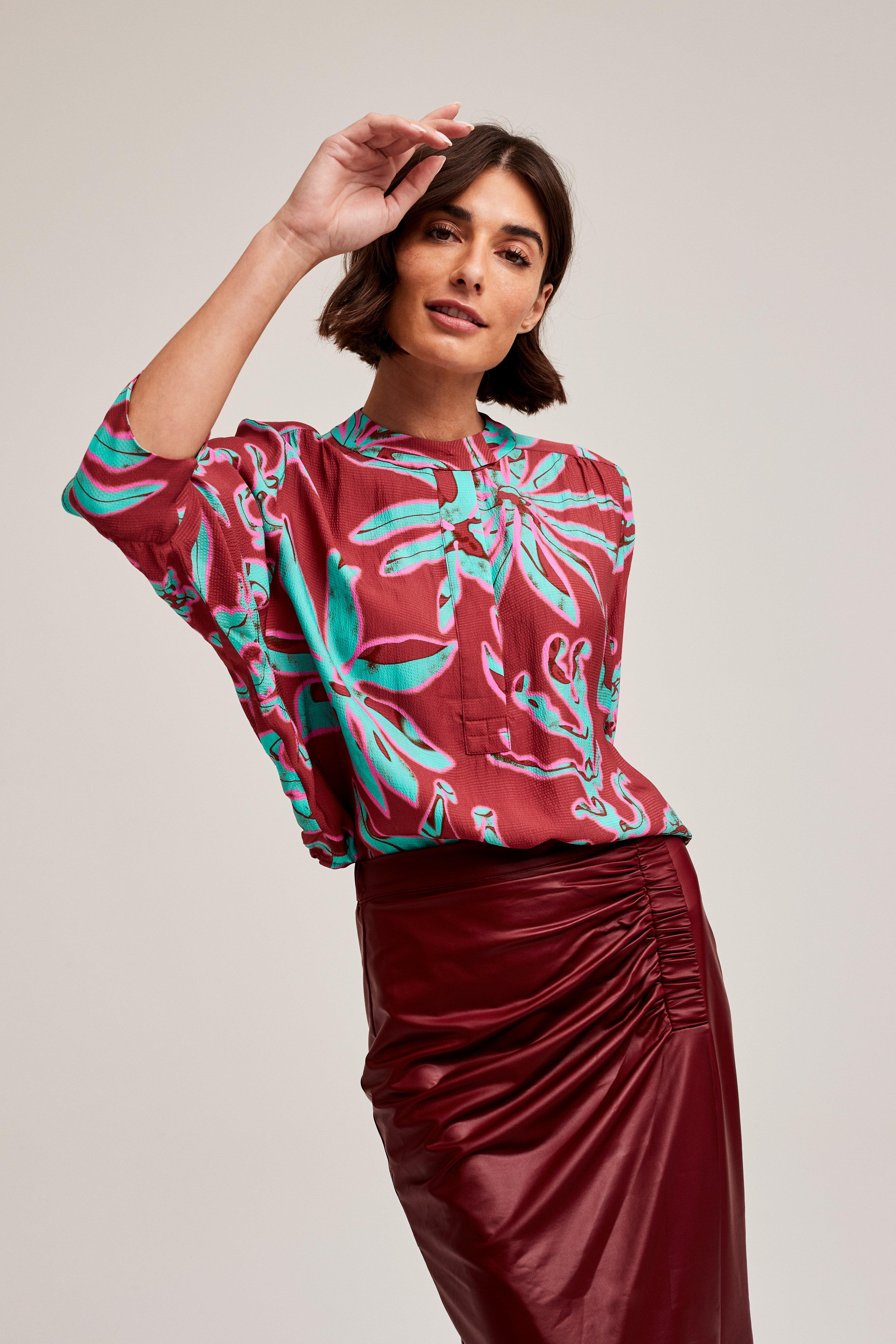 CKS Dames - LAREDO - blouse short sleeves - multicolor