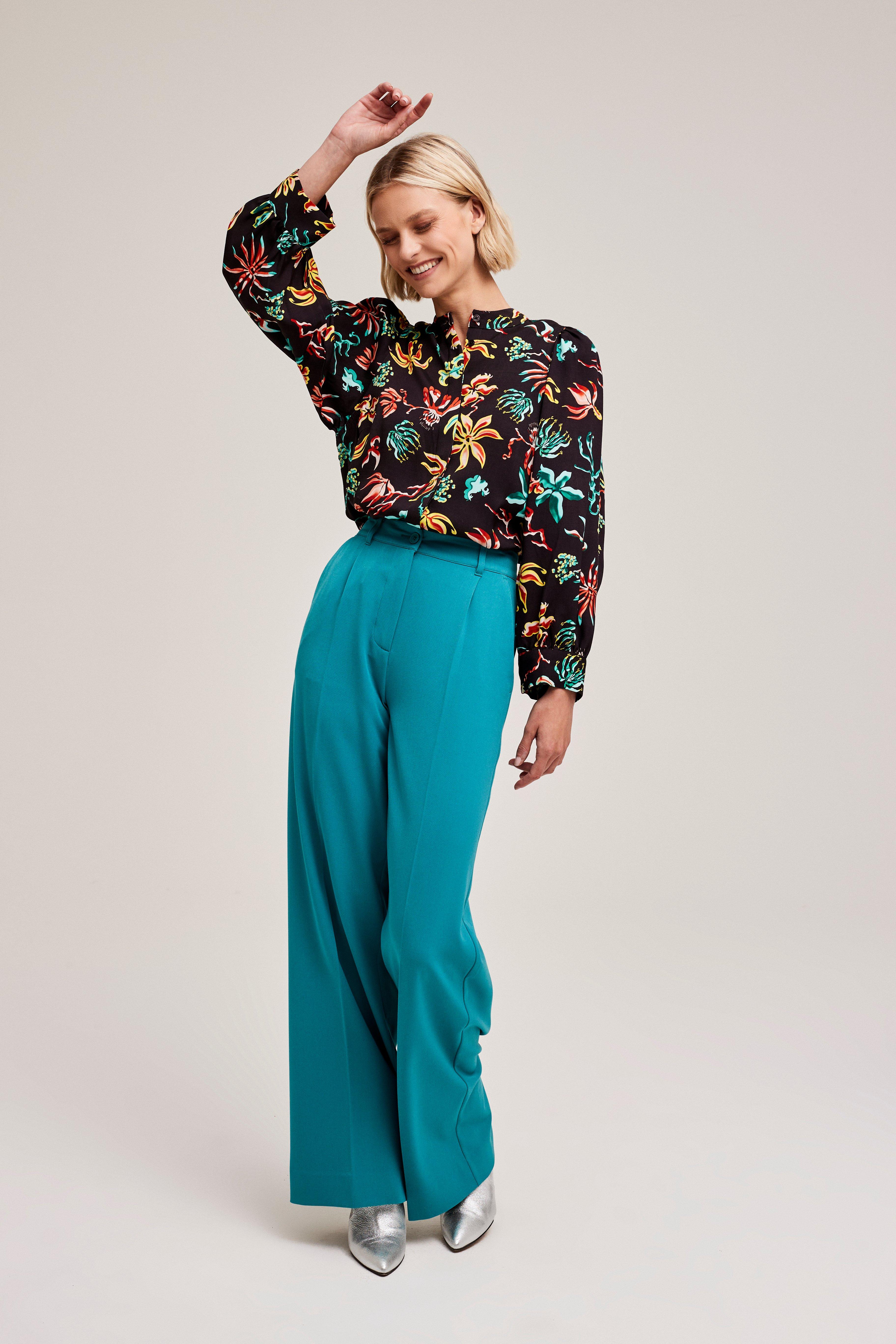CKS Dames - RODA - long trouser - green