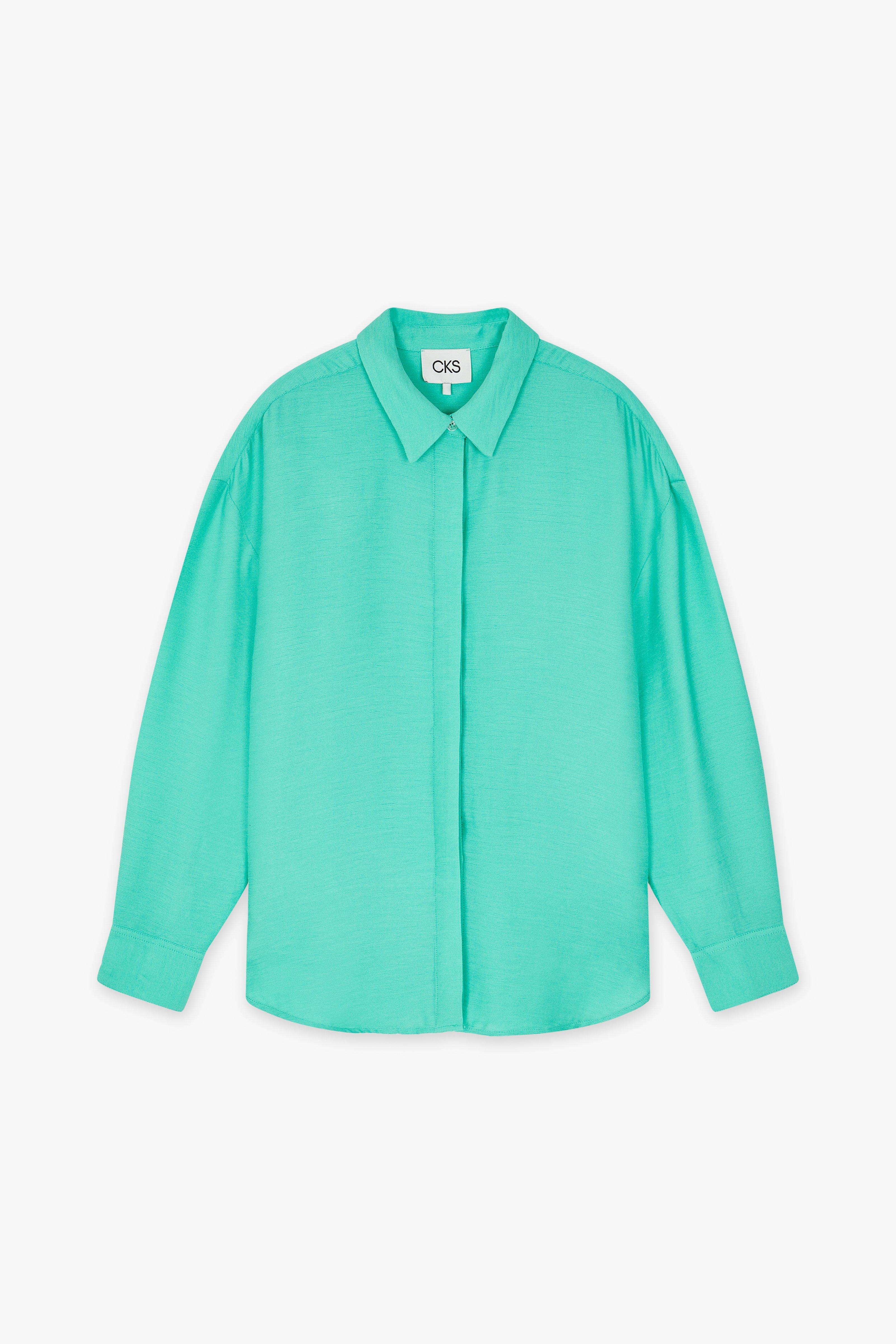 CKS Dames - RUTTEN - blouse short sleeves - green