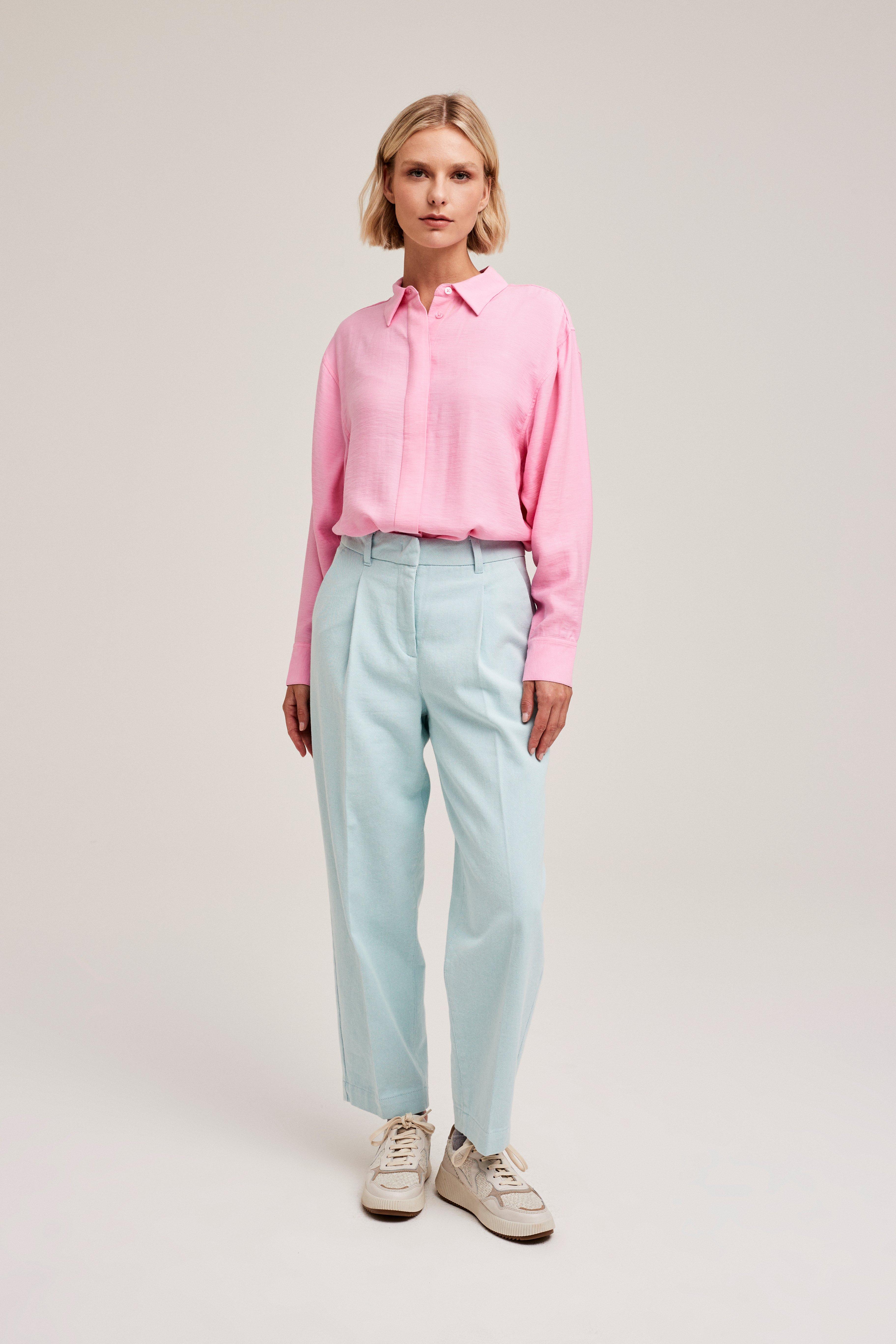 CKS Dames - RUTTEN - blouse short sleeves - light pink