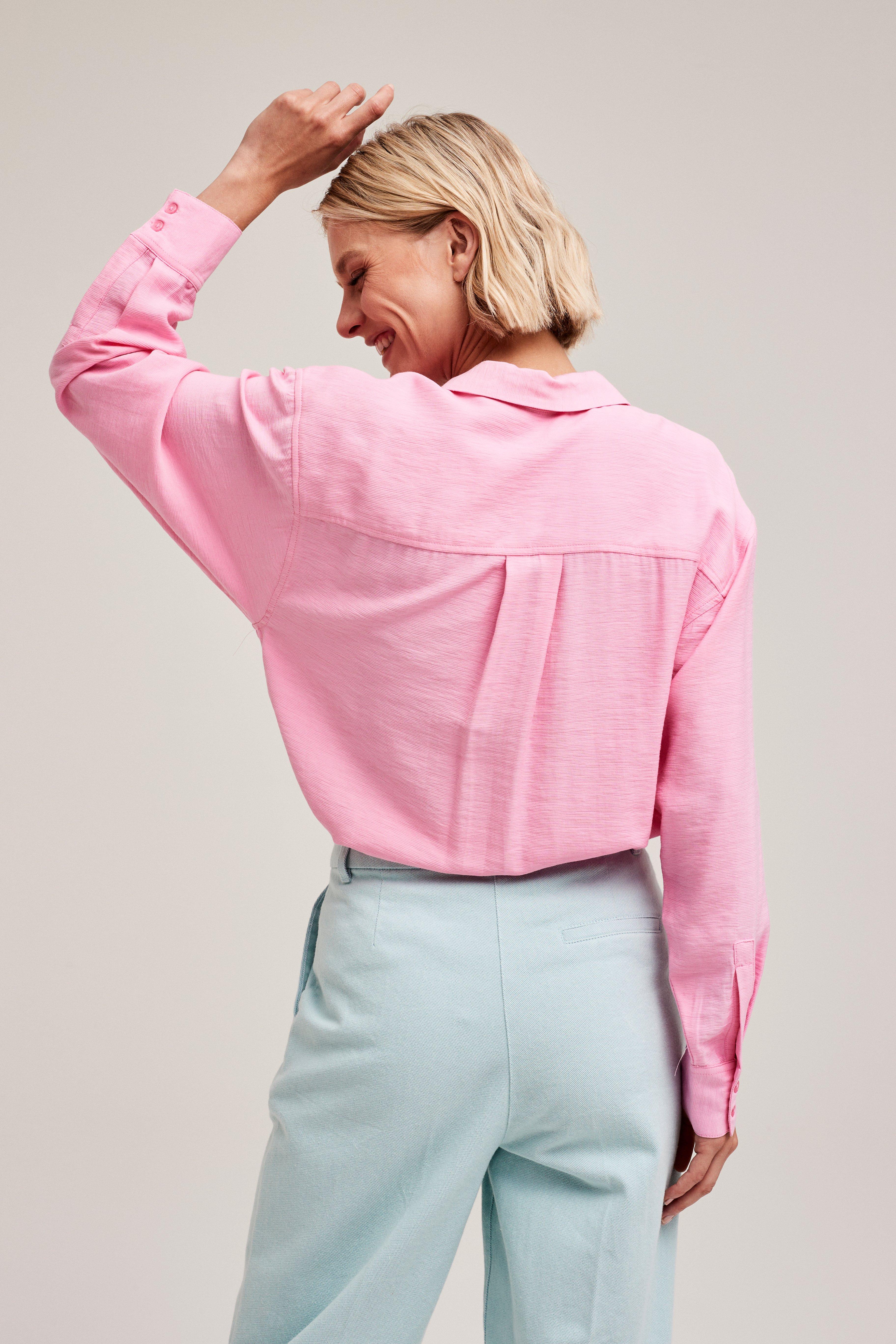 CKS Dames - RUTTEN - blouse short sleeves - light pink