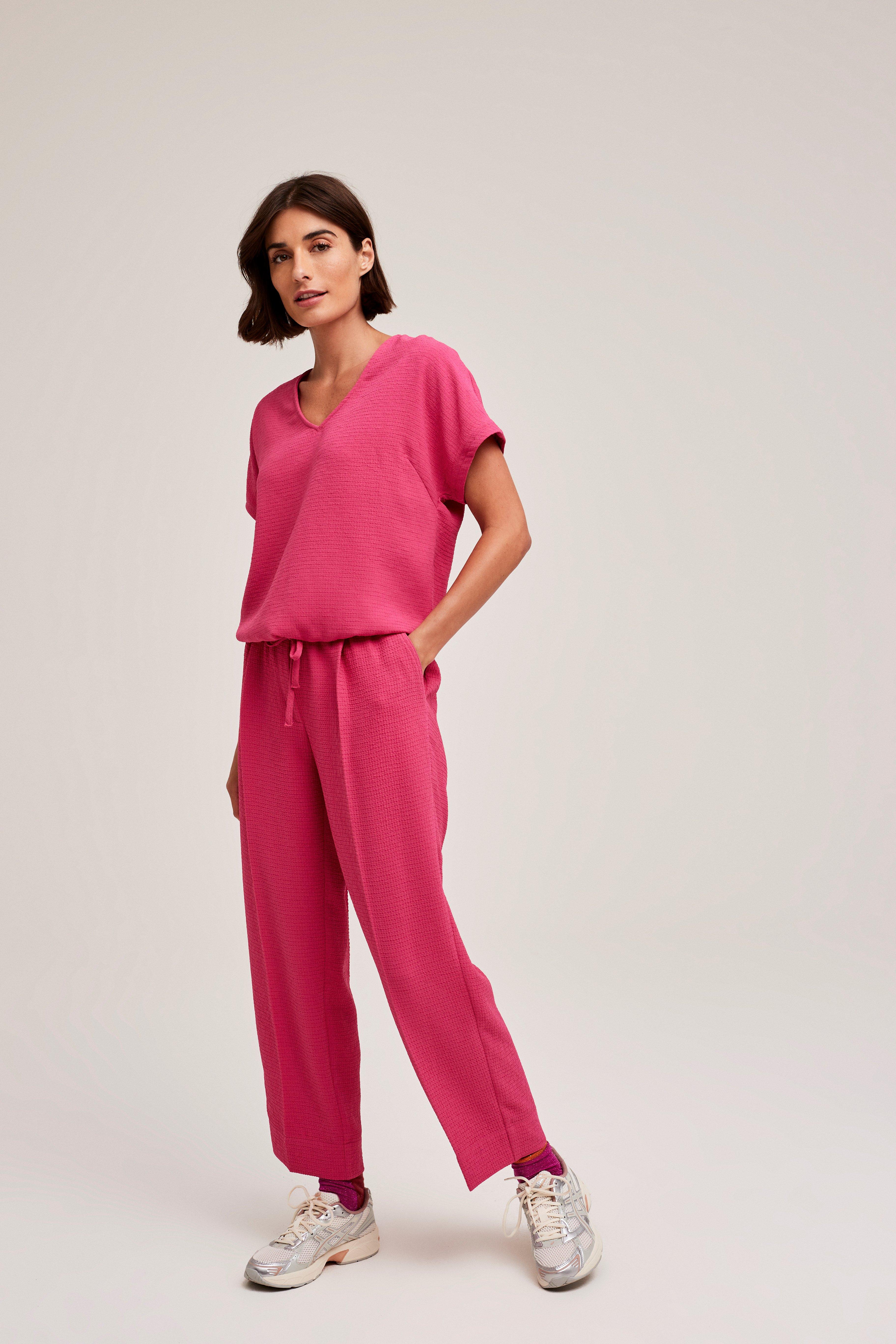 CKS Dames - SAGES - pantalon à la cheville - rose vif
