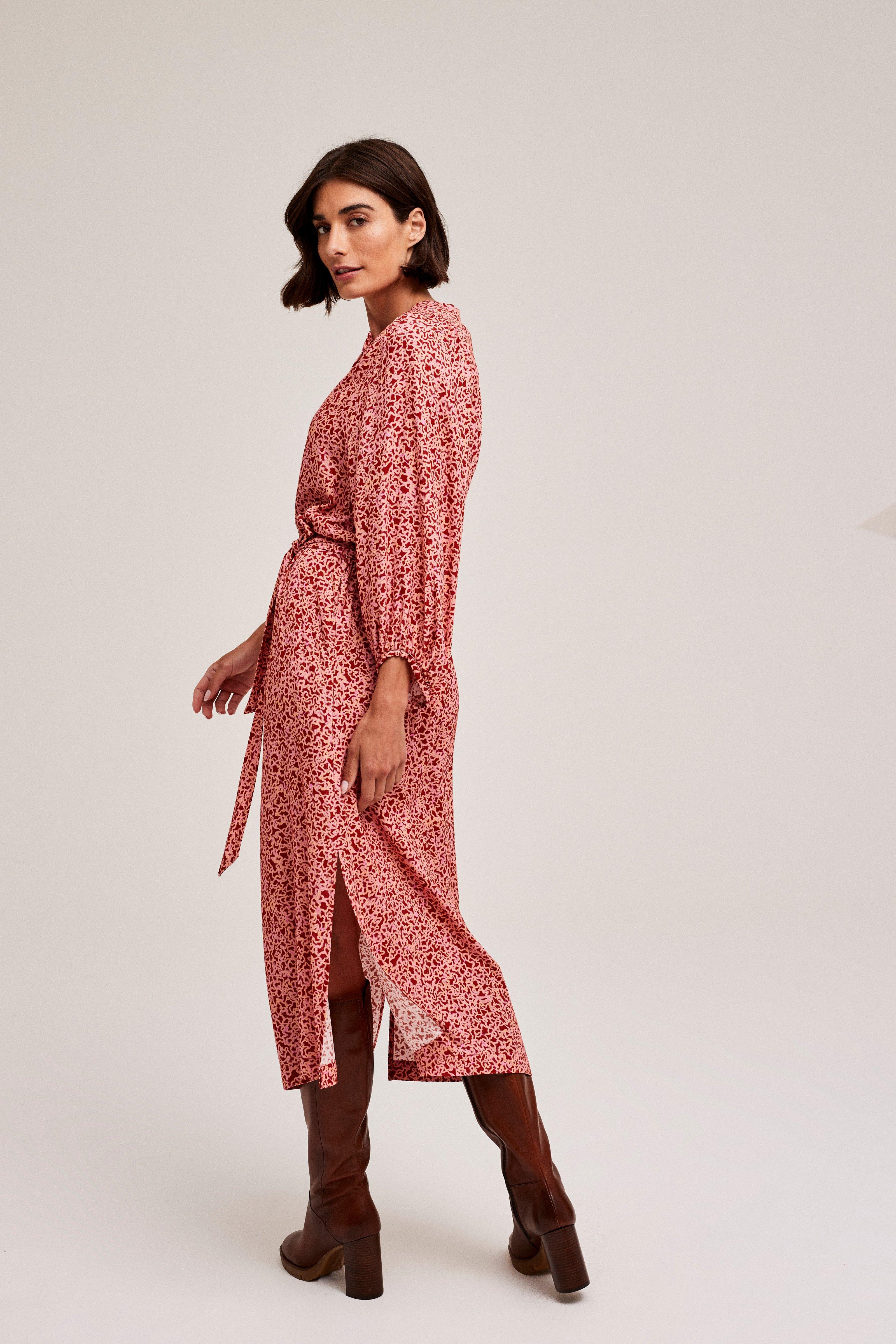 CKS Dames - SALOMEDO - Midi-Kleid - Braun