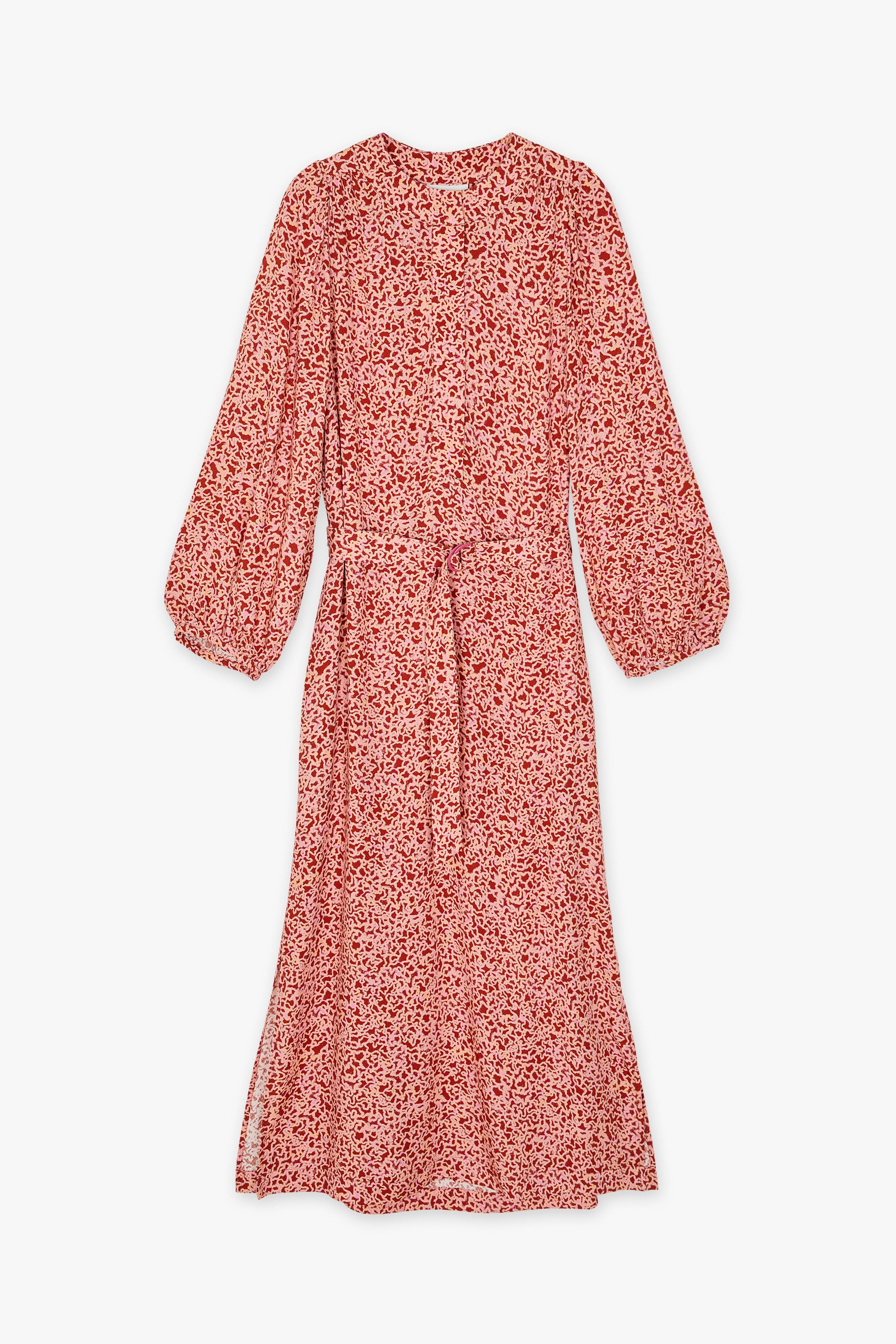 CKS Dames - SALOMEDO - Midi-Kleid - Braun