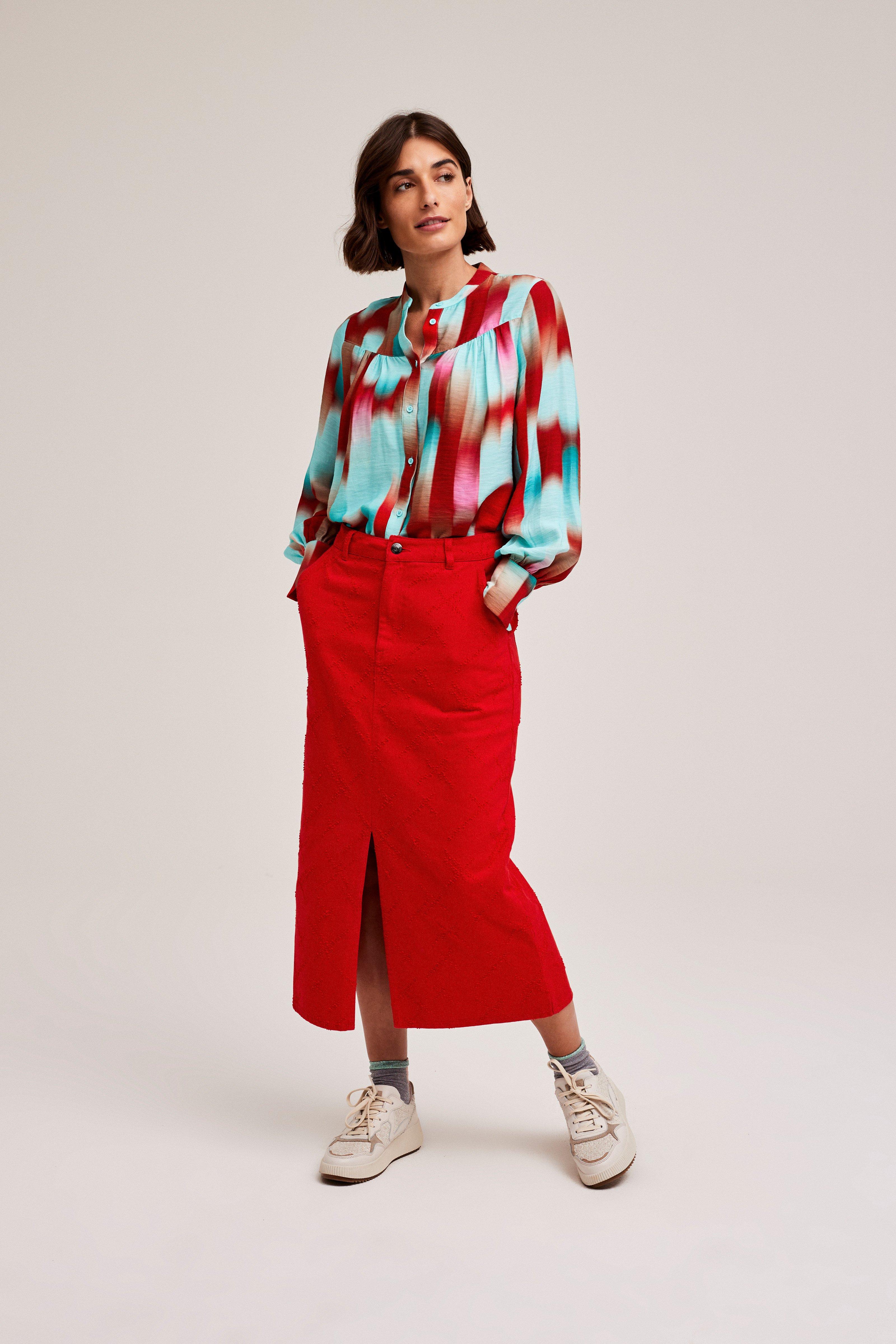 CKS Dames - SAM - blouse short sleeves - brown