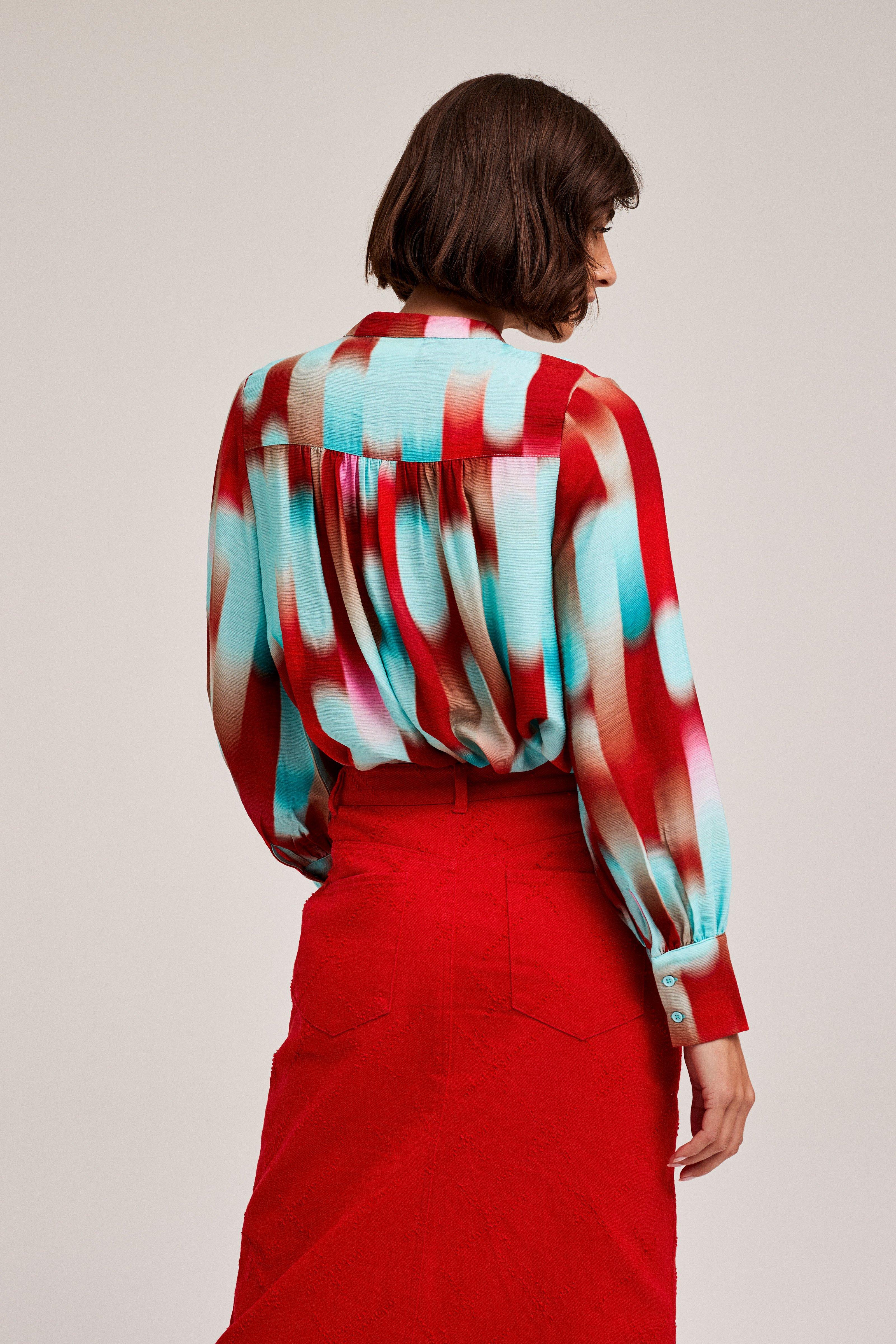 CKS Dames - SAM - blouse korte mouwen - bruin