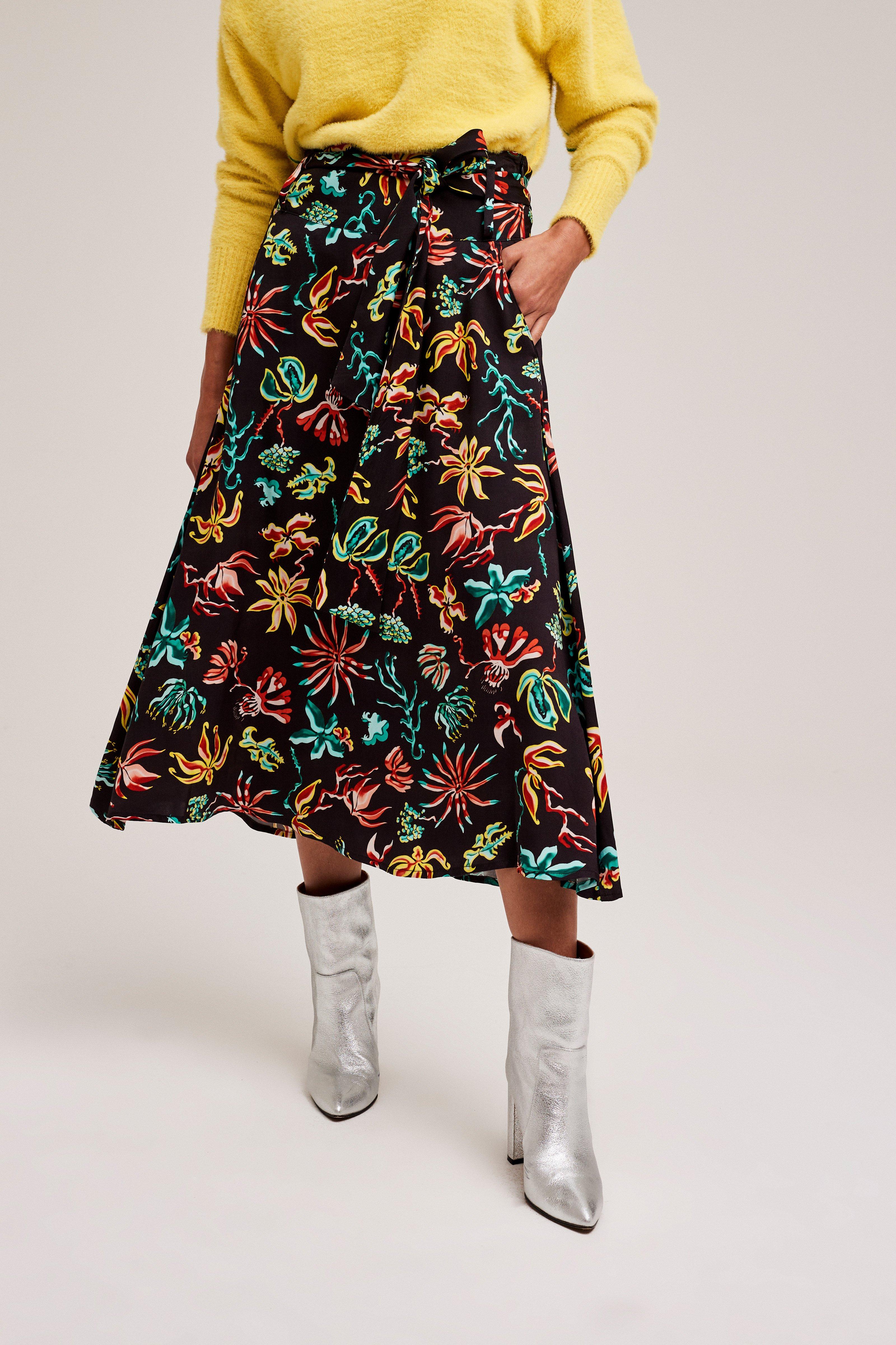 CKS Dames - SAWIN - Midi Rock - Mehrfarbig