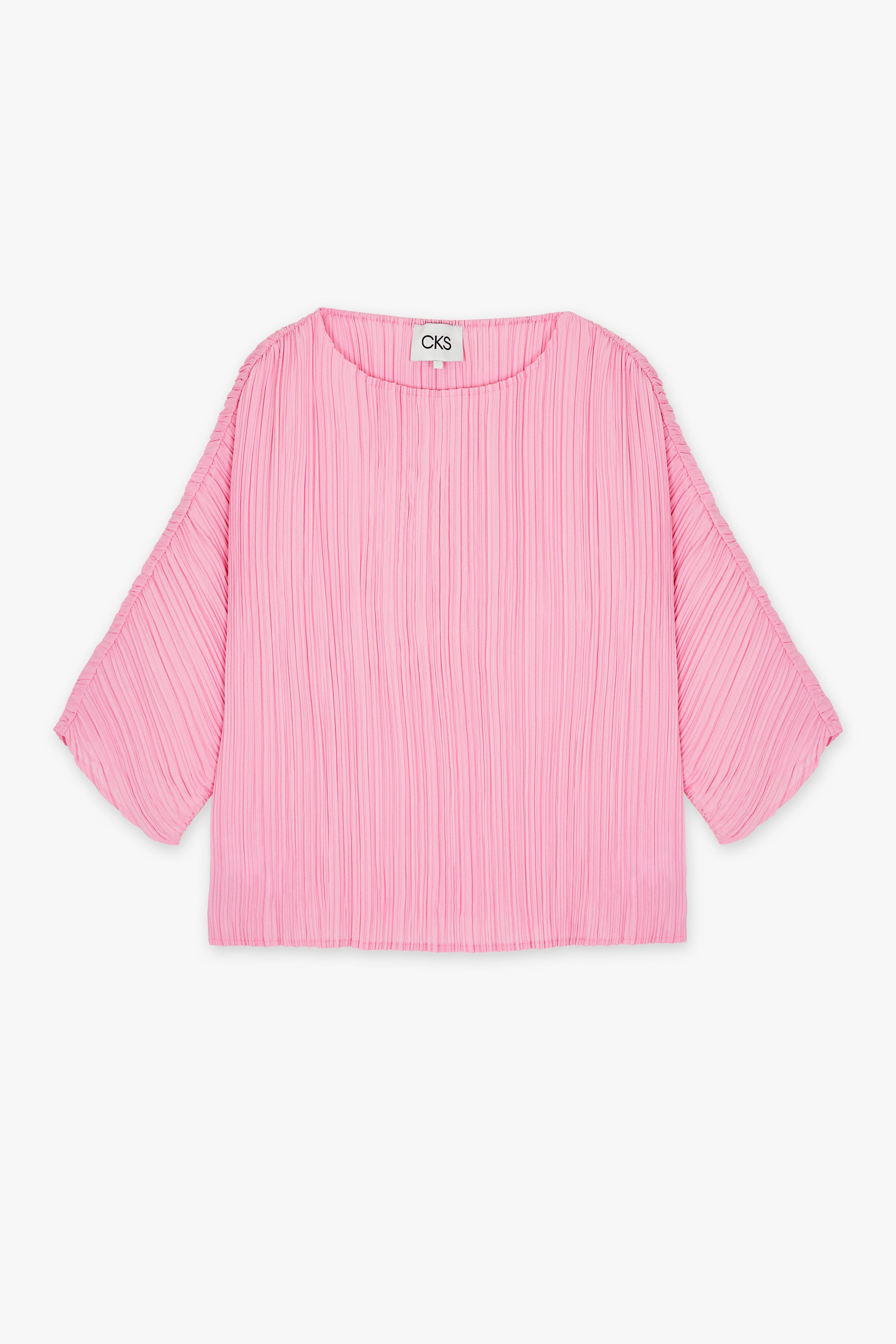 CKS Dames - SENNA - blouse korte mouwen - lichtroze
