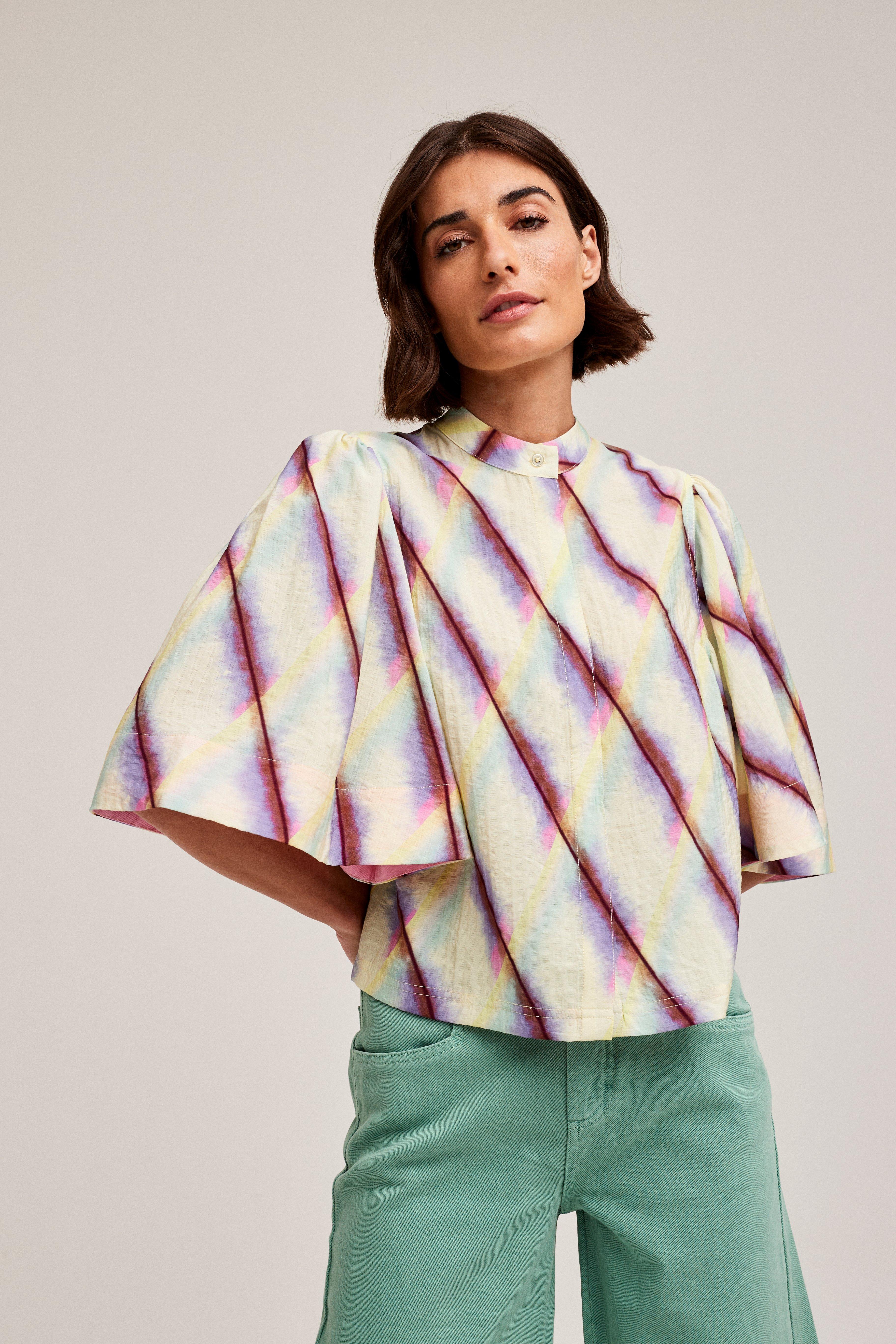 CKS Dames - SISLA - blouse korte mouwen - donkerrood