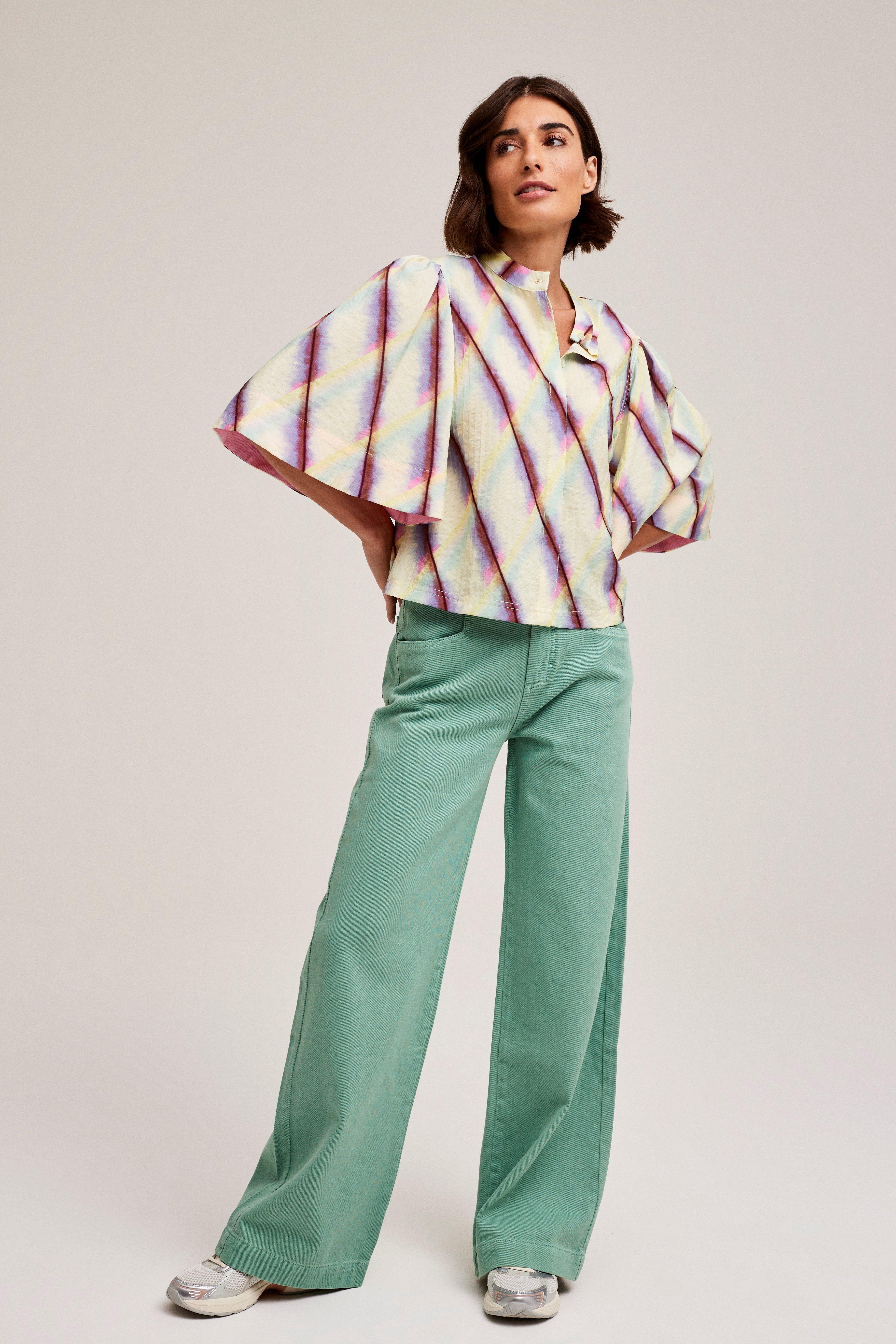 CKS Dames - SISLA - blouse korte mouwen - donkerrood