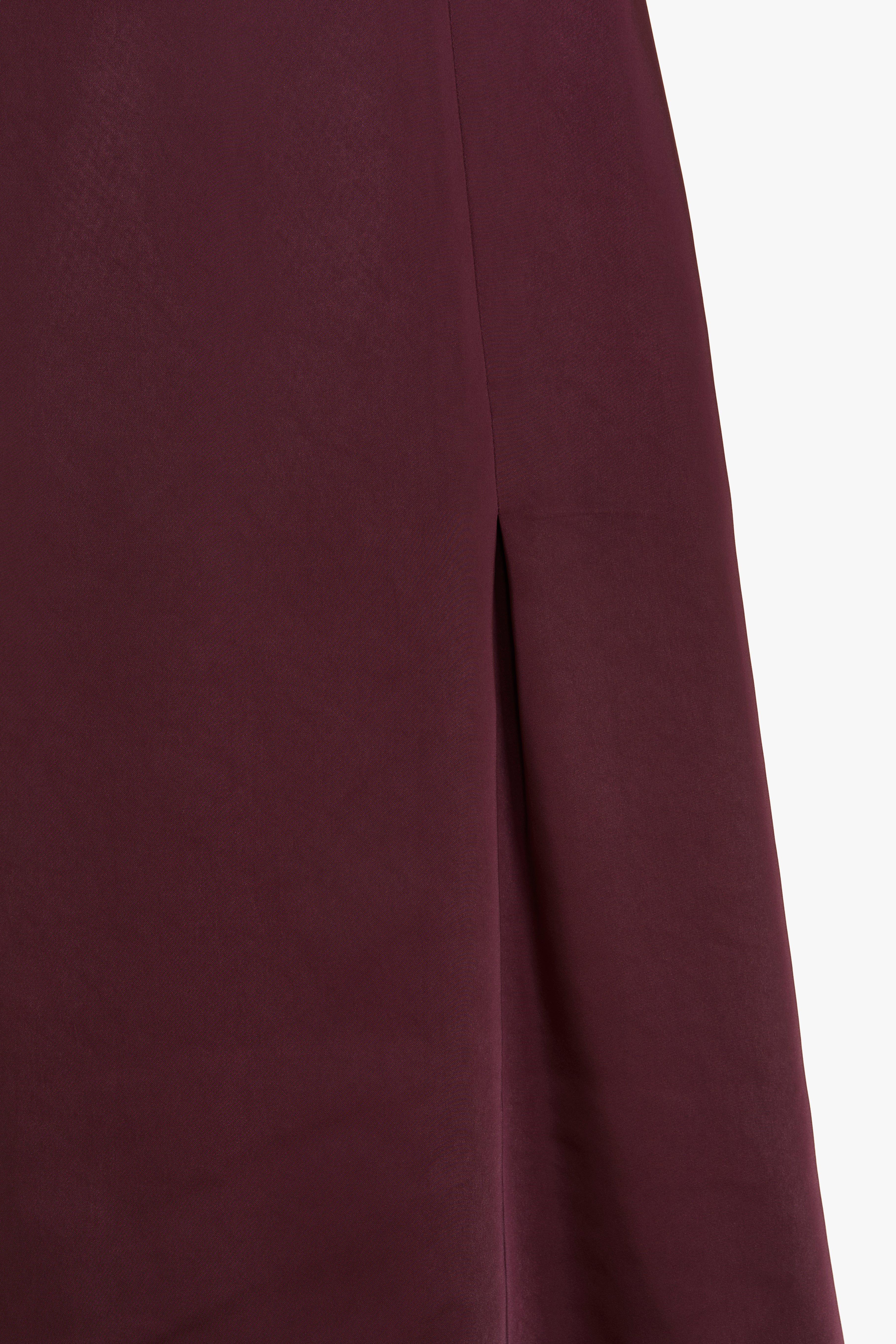 CKS Dames - SKIN - midi skirt - dark red