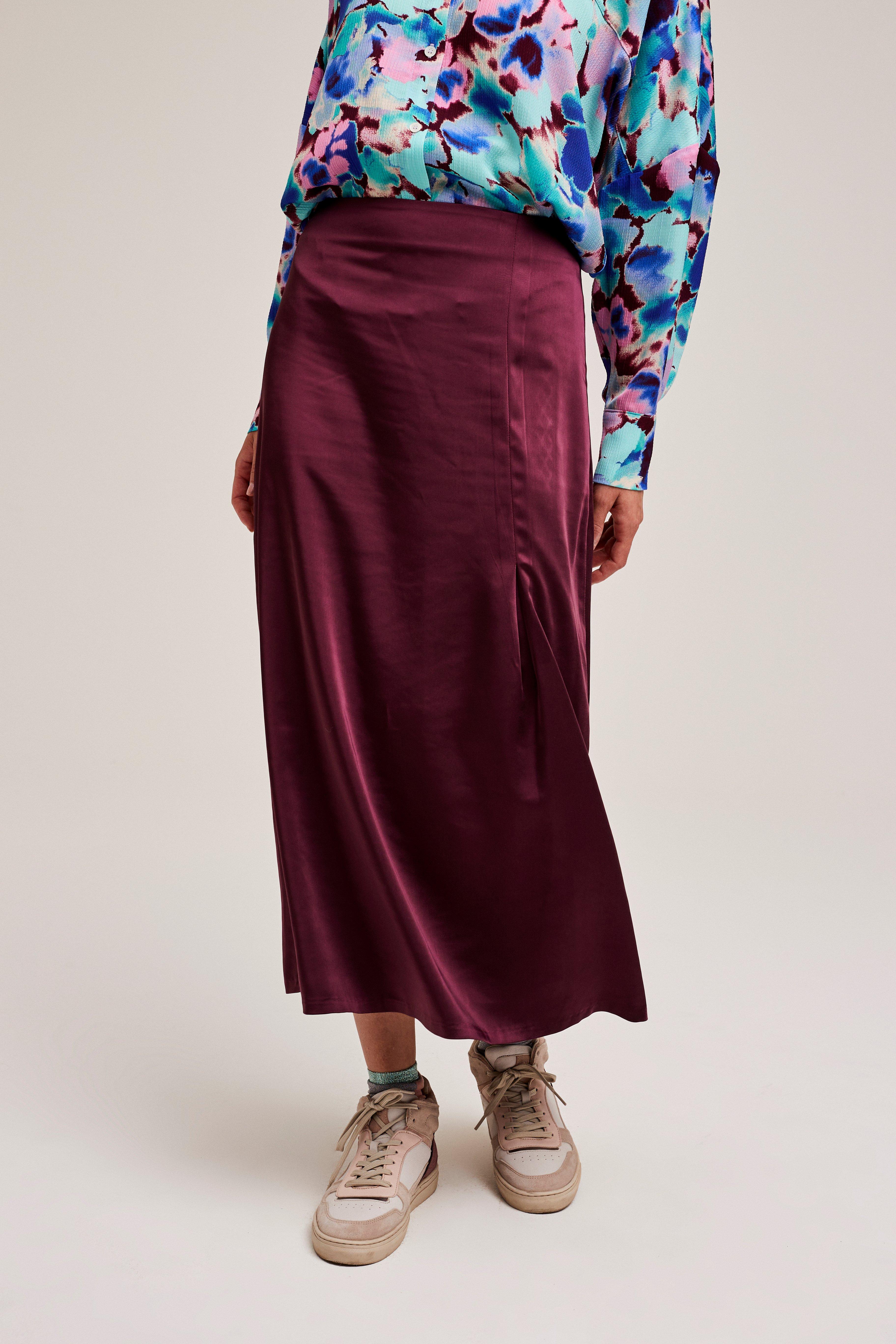 CKS Dames - SKIN - midirok - donkerrood