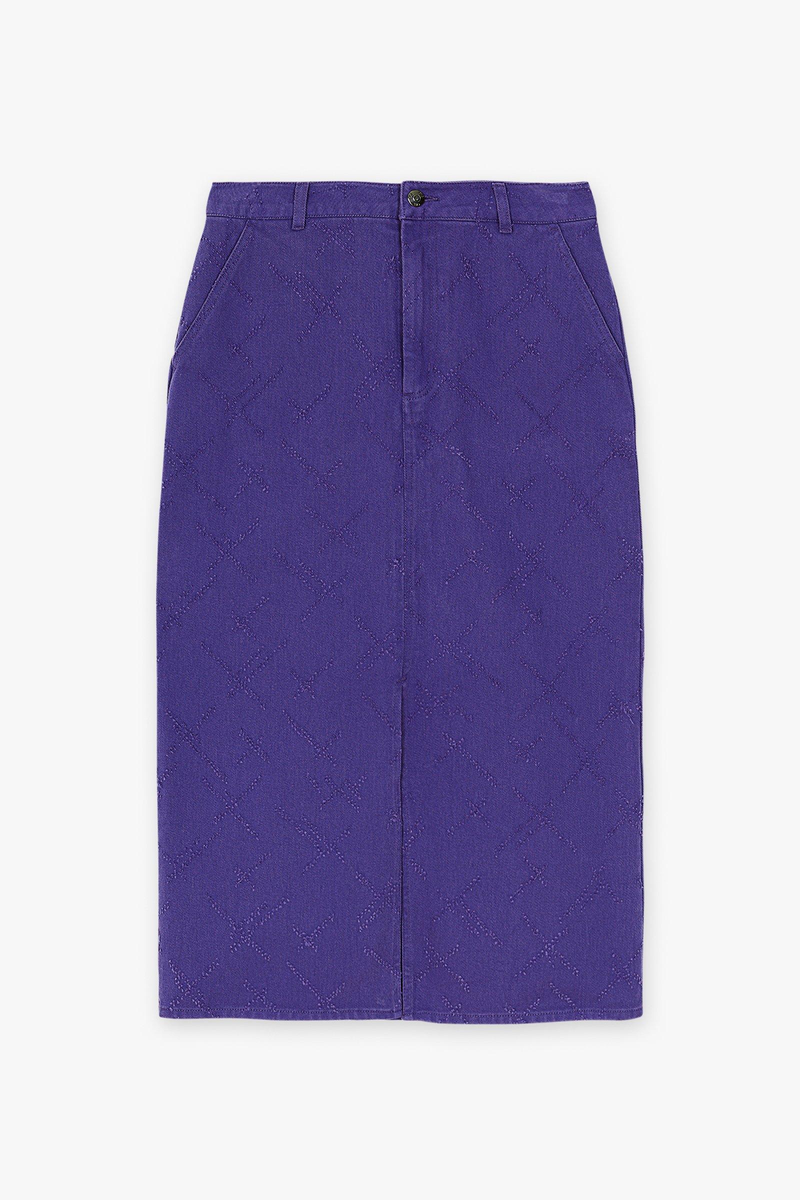 CKS Dames - SKIPPER - Midi Rock - Blau