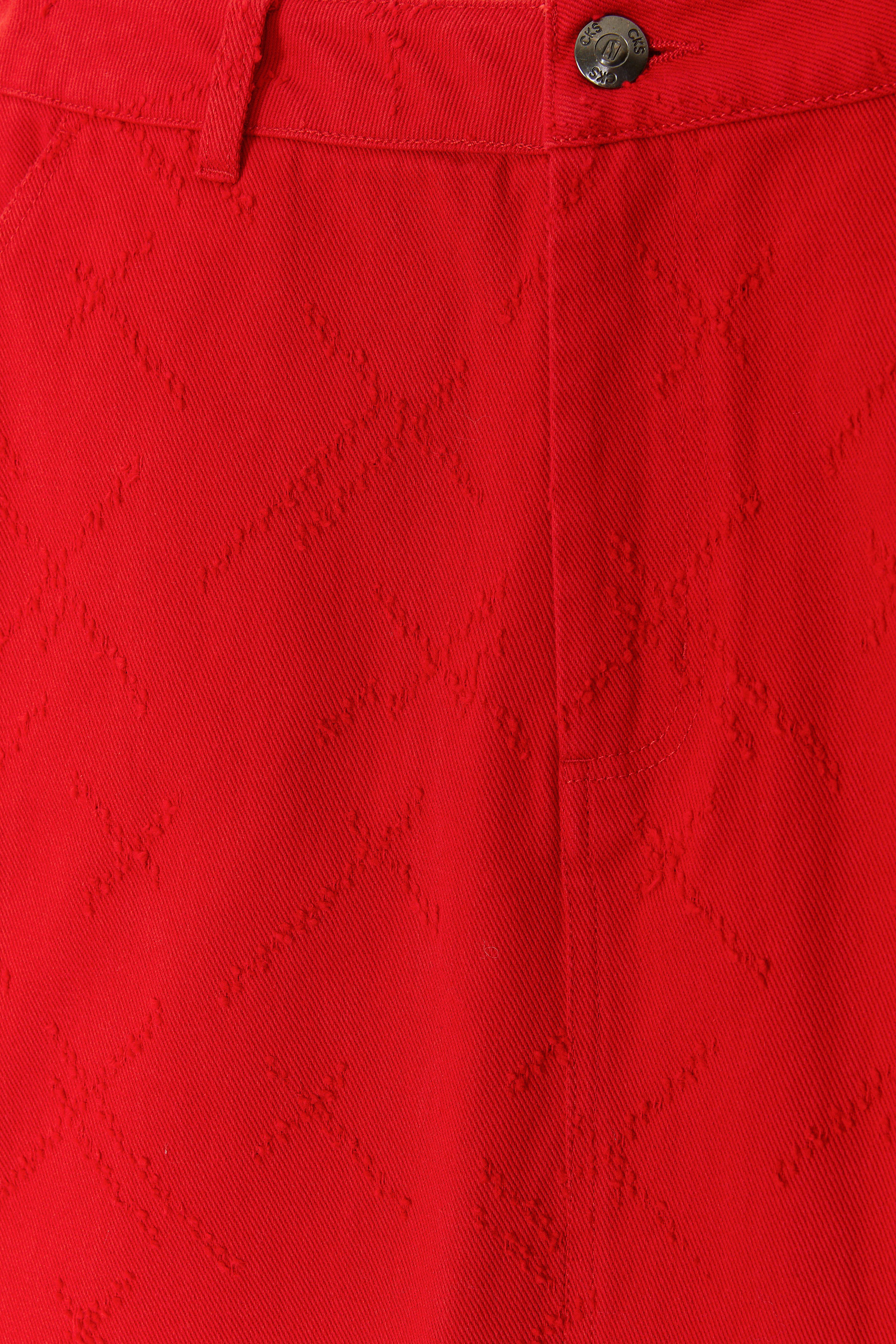 CKS Dames - SKIPPER - midi skirt - bright red