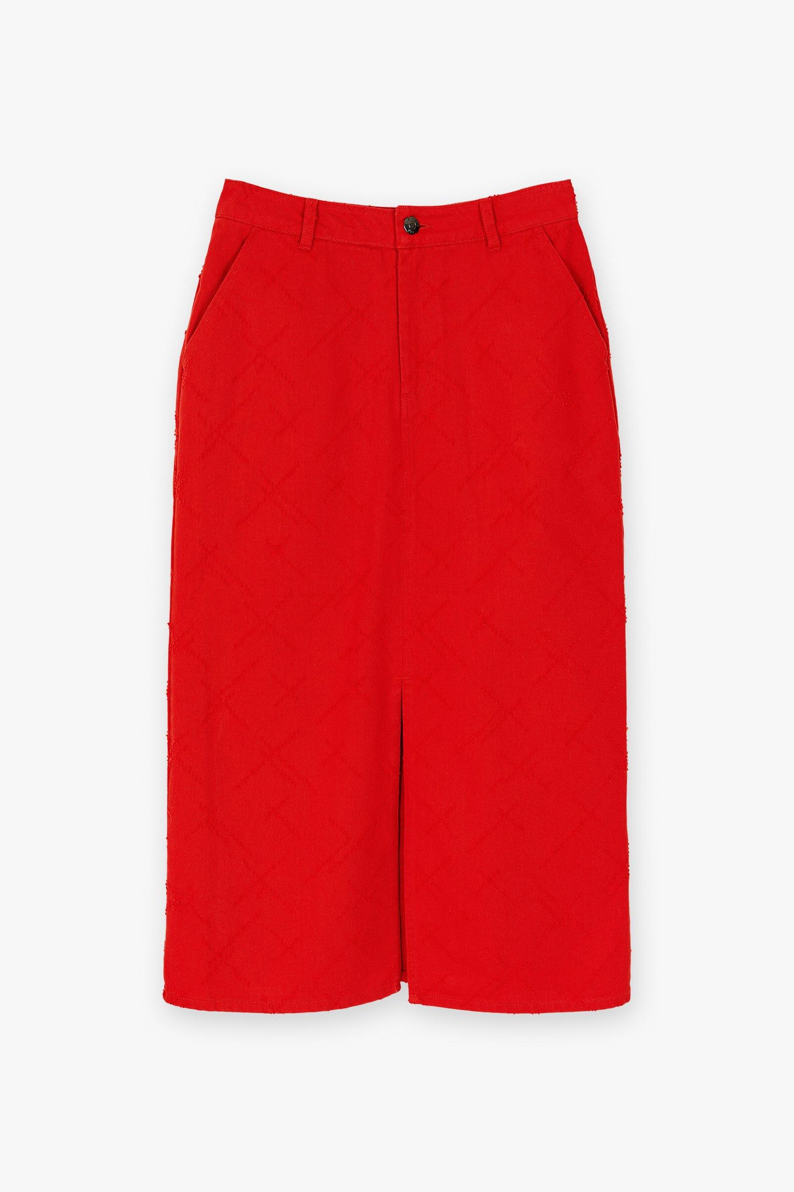 bright red