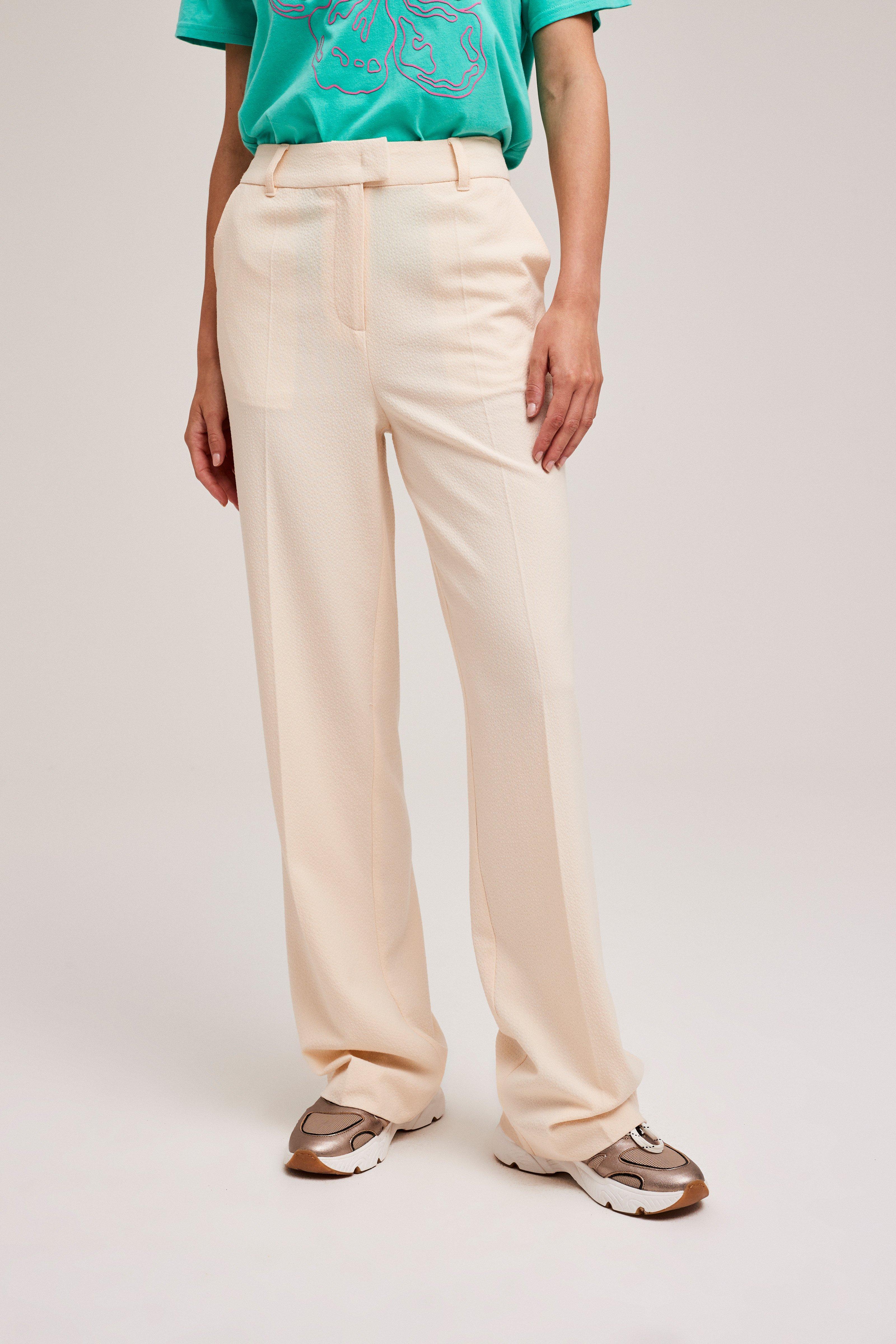 CKS Dames - TARANTOS - pantalon long - blanc