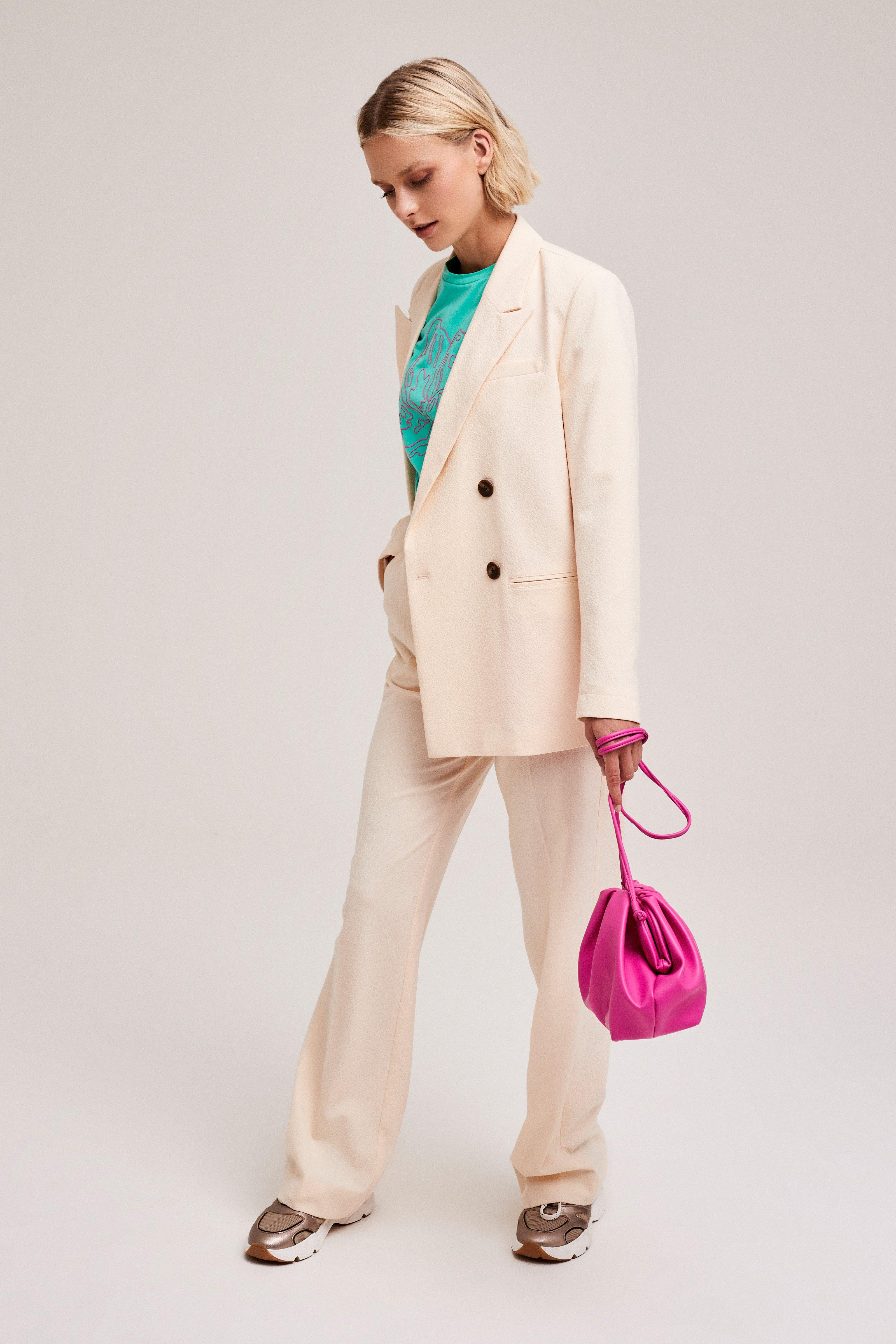 CKS Dames - TARANTOS - long trouser - white