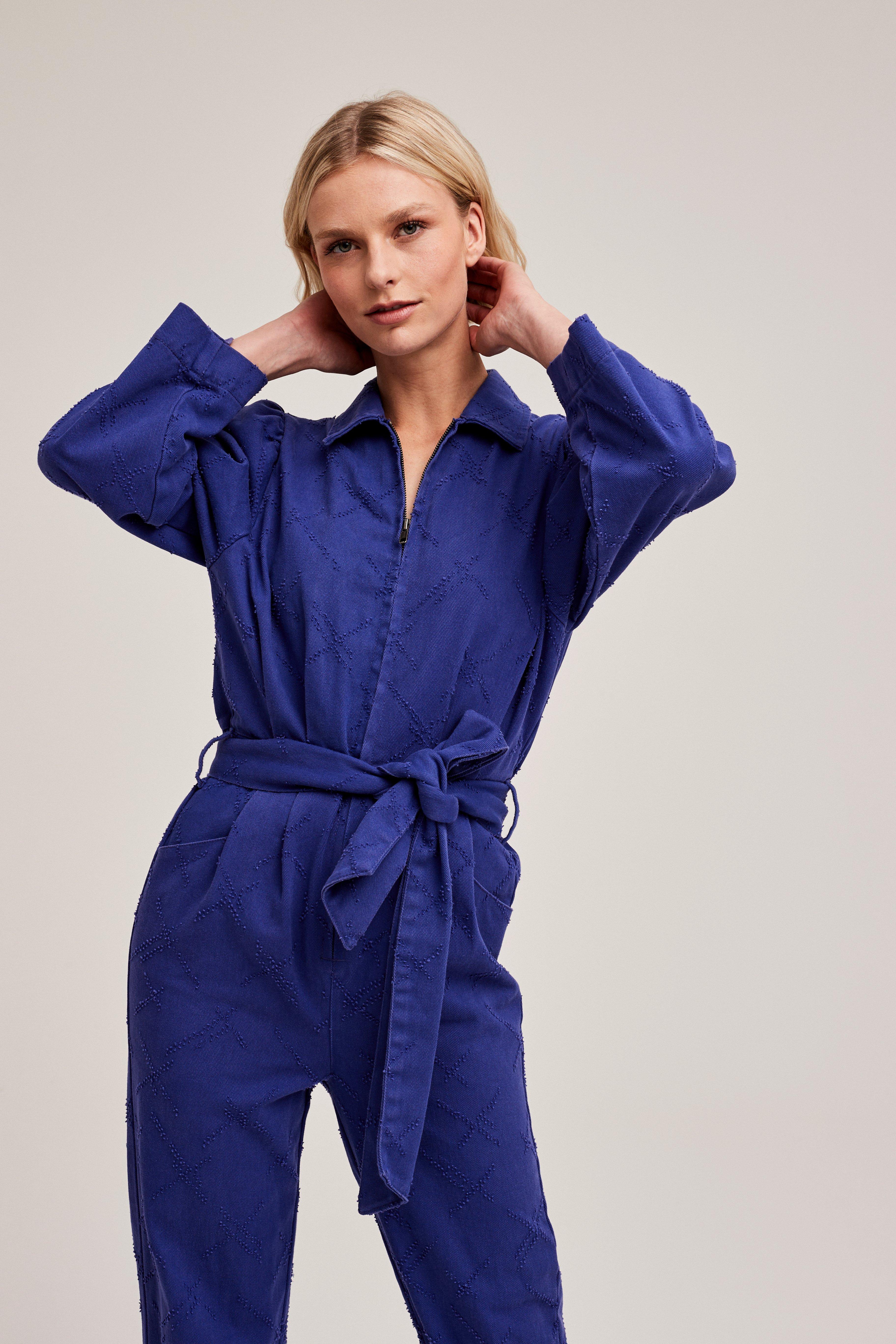 CKS Dames - TESS - long jumpsuit - blue