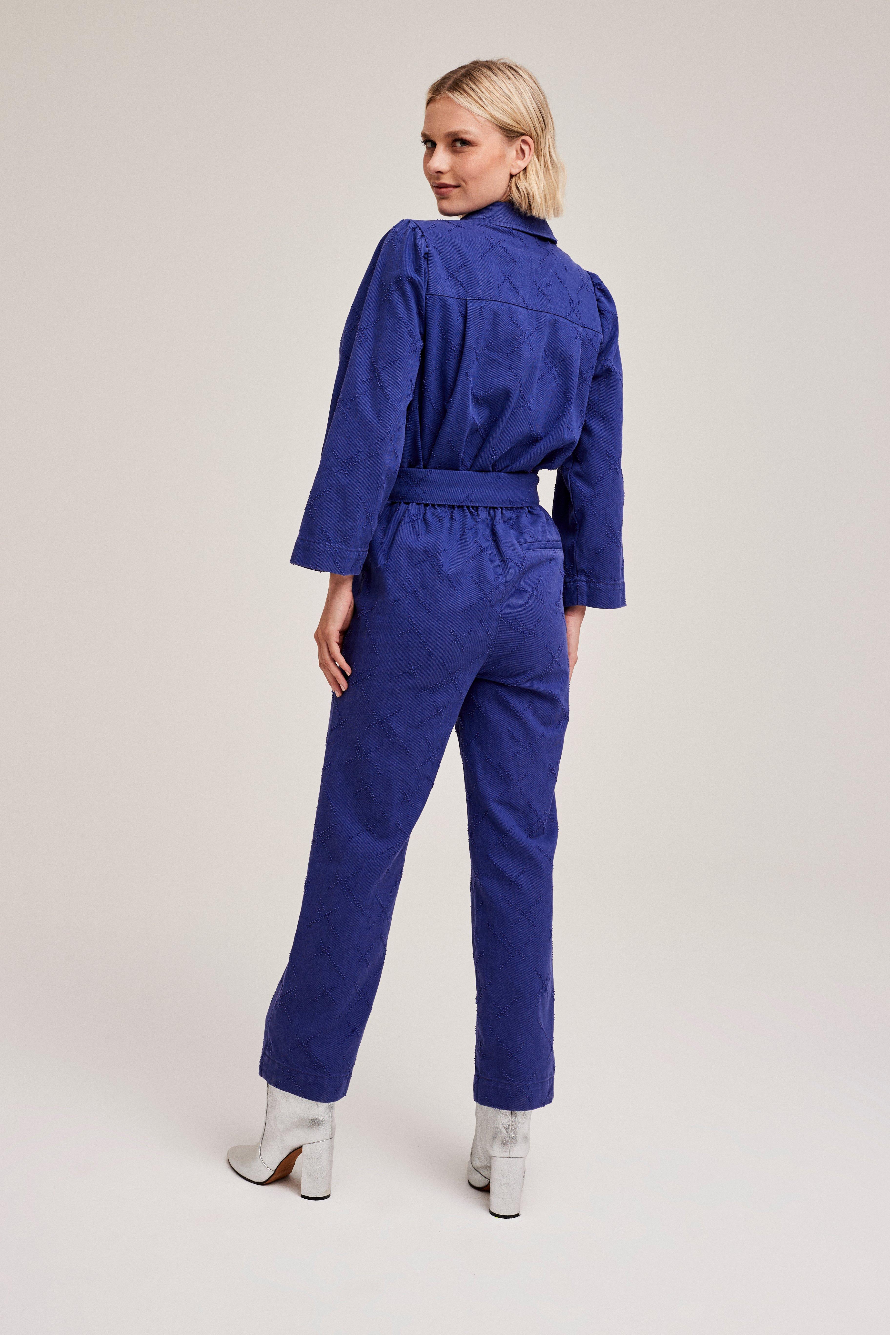 CKS Dames - TESS - long jumpsuit - blue