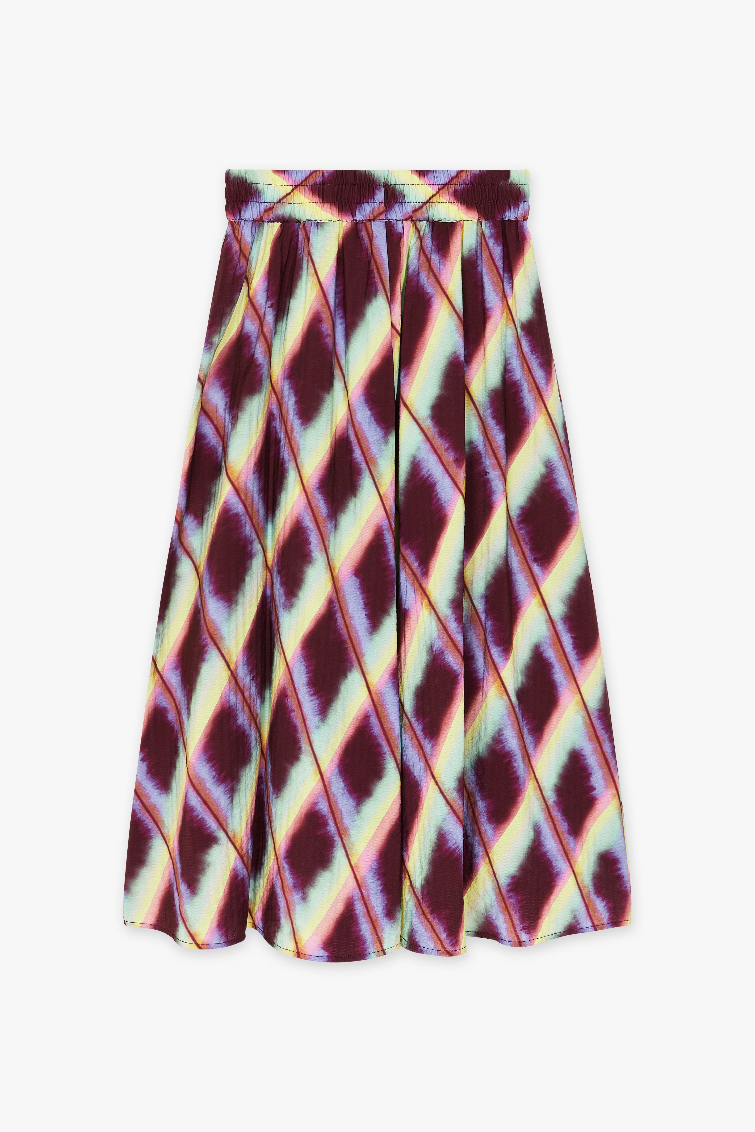 CKS Dames - VALENCINE - midi skirt - dark red