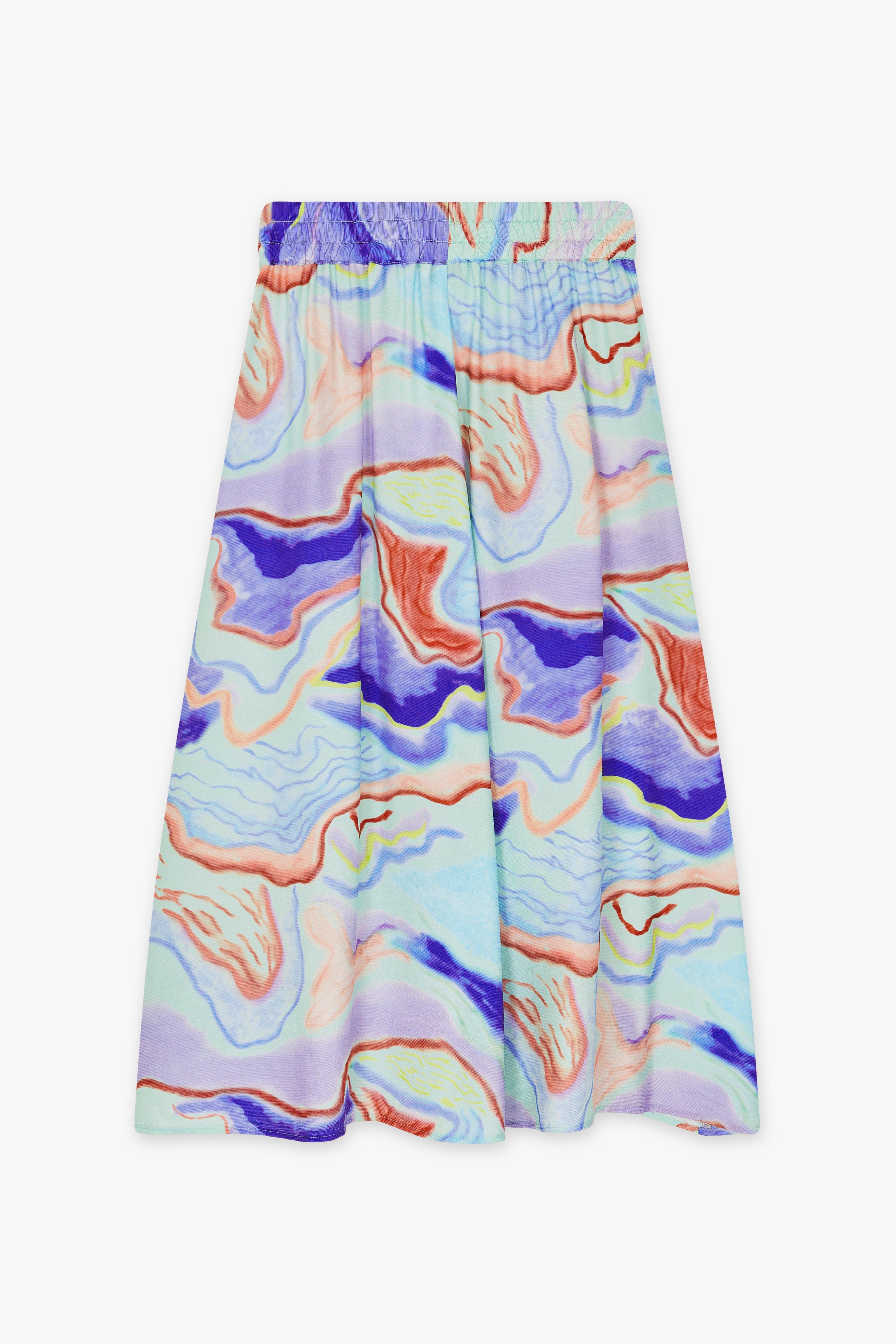 CKS Dames - VALENCINE - midi skirt - multicolor