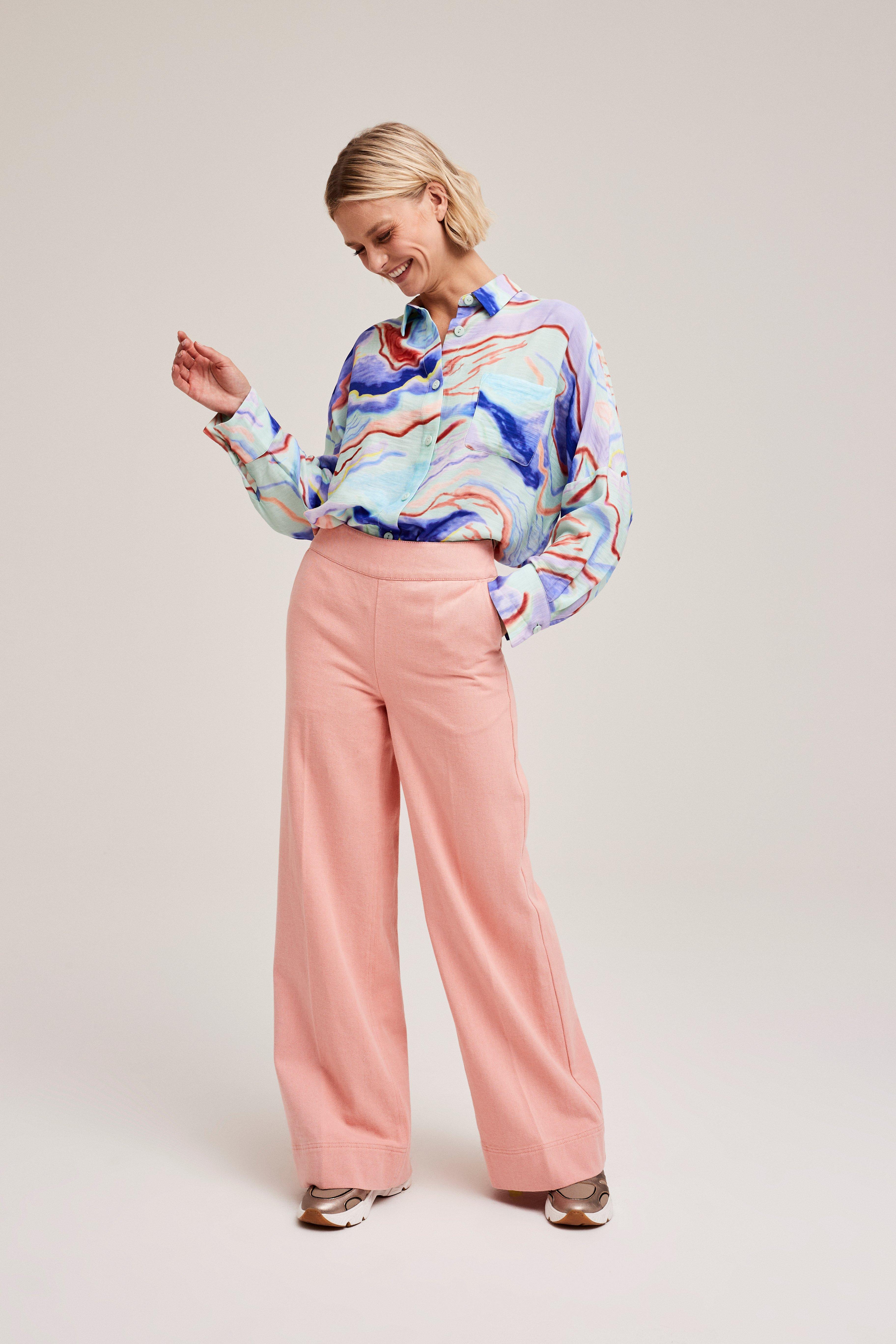 CKS Dames - WAZNA - blouse korte mouwen - meerkleurig