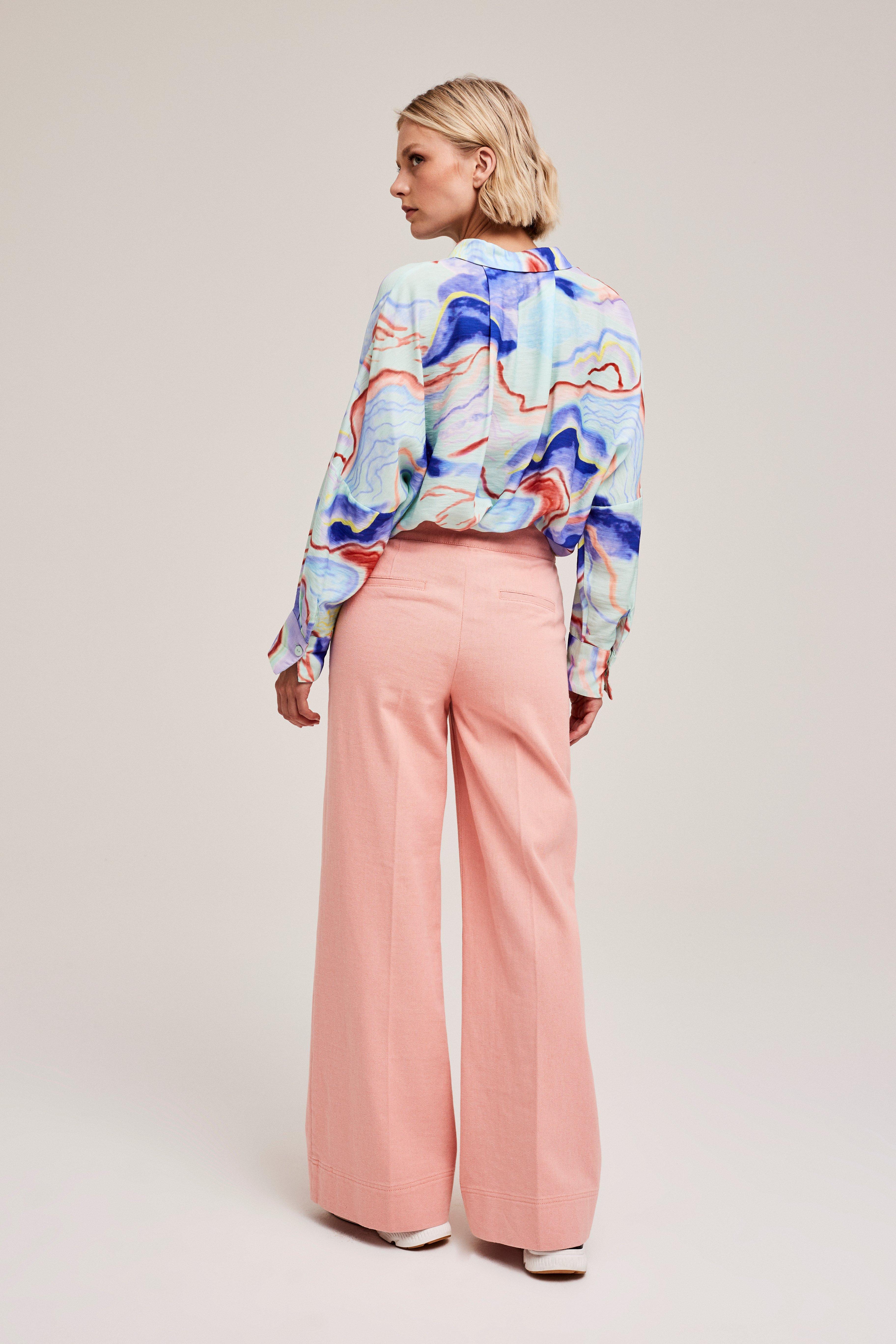CKS Dames - WAZNA - blouse korte mouwen - meerkleurig