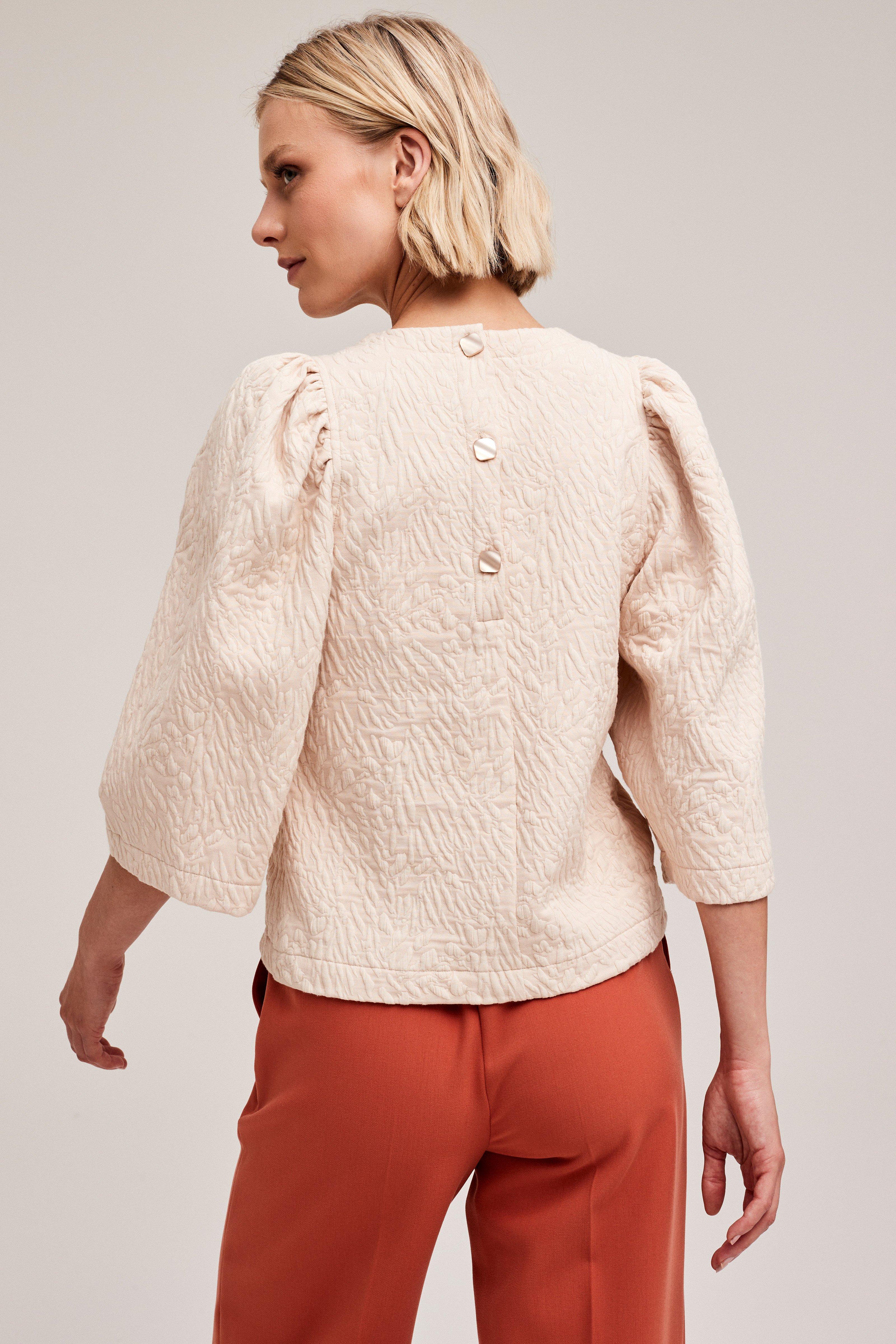 CKS Dames - WULAN - Bluse Kurze &Auml;rmel - Wei&szlig;