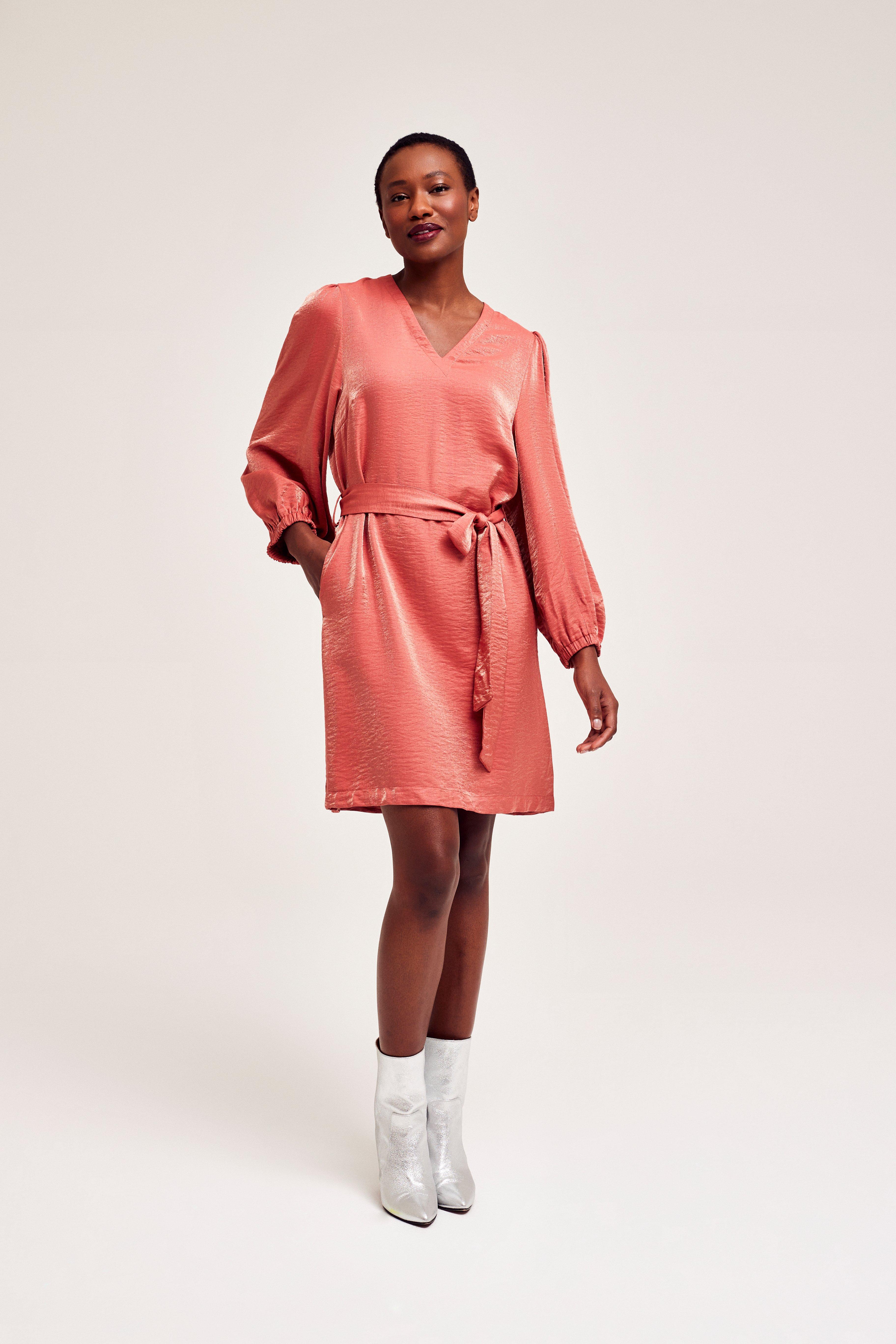 CKS Dames - DIVAZ - robe courte - brun
