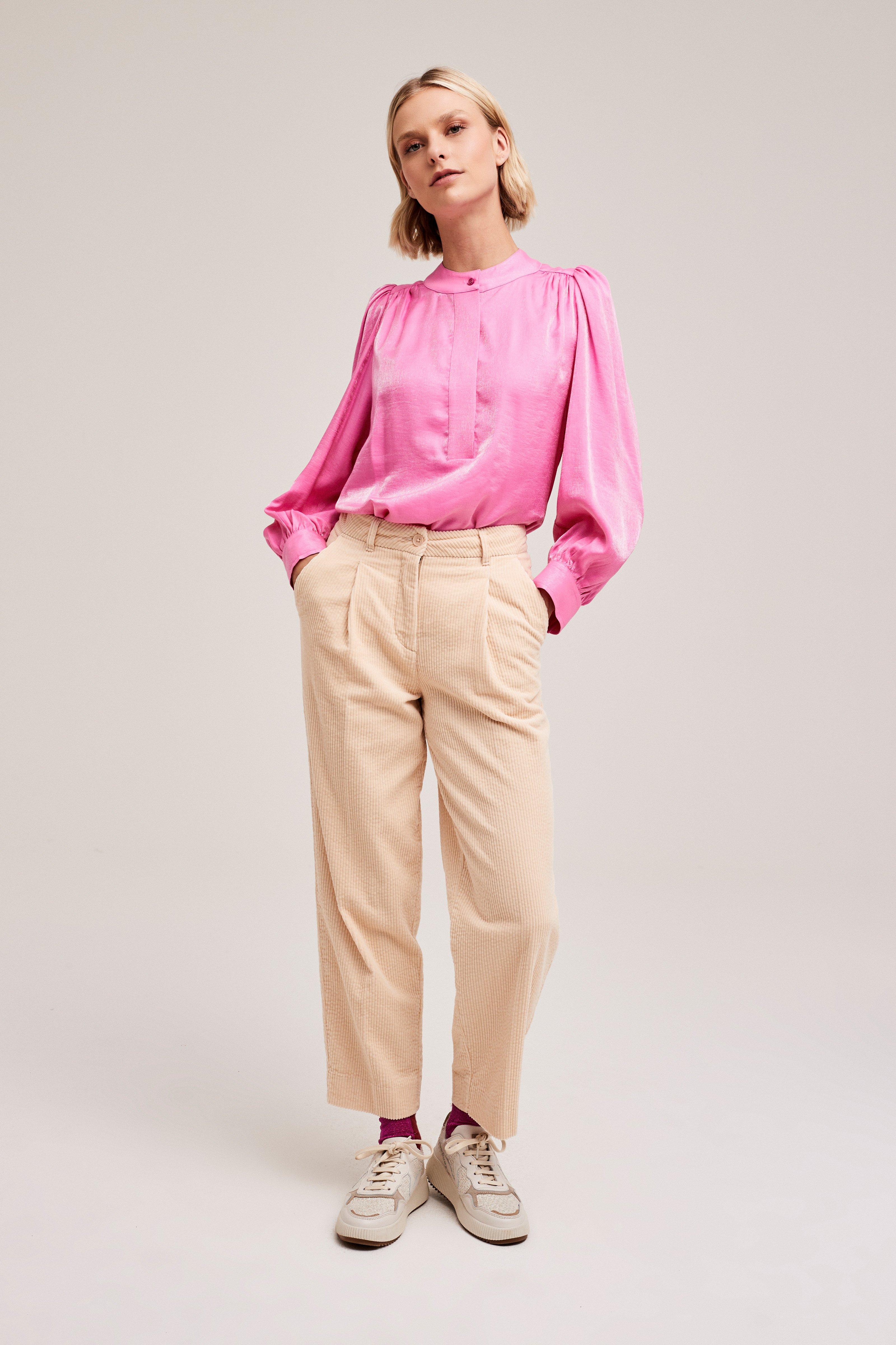 CKS Dames - MICKEYDO - Bluse Kurze Ärmel - Rosa