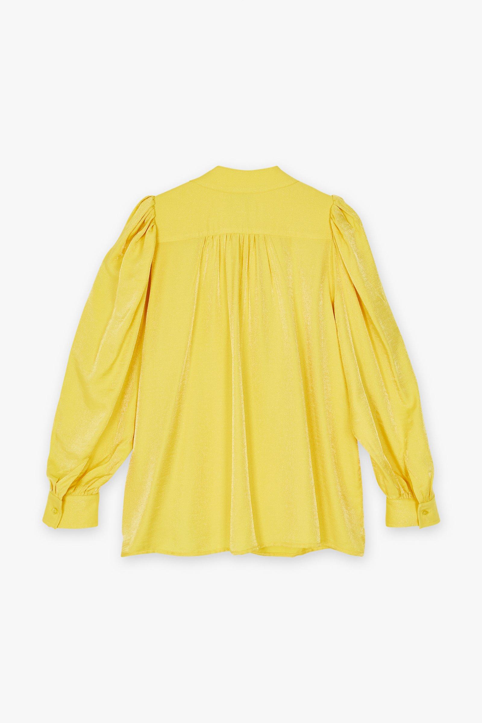 CKS Dames - MICKEYDO - blouse korte mouwen - geel