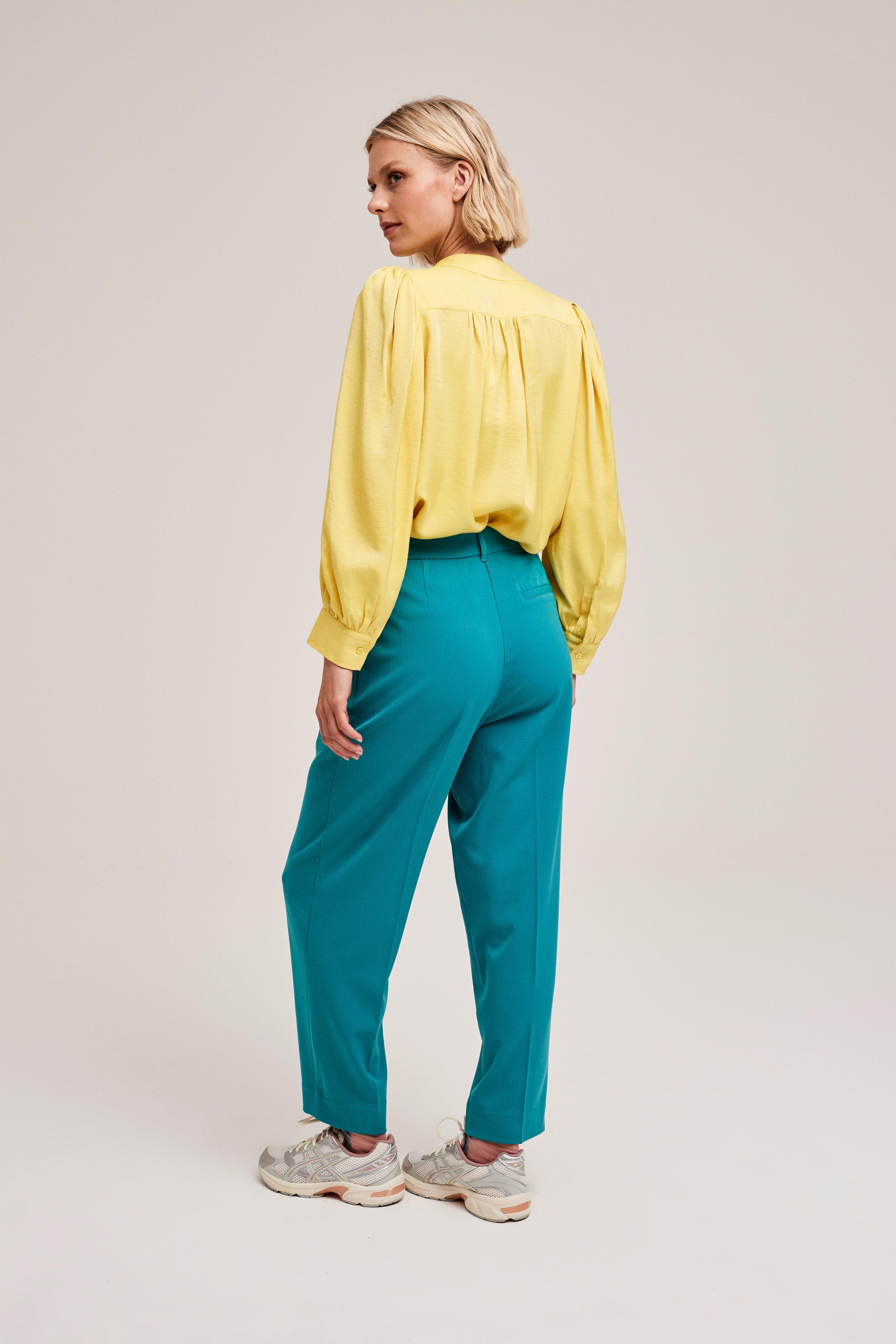 CKS Dames - MICKEYDO - blouse korte mouwen - geel