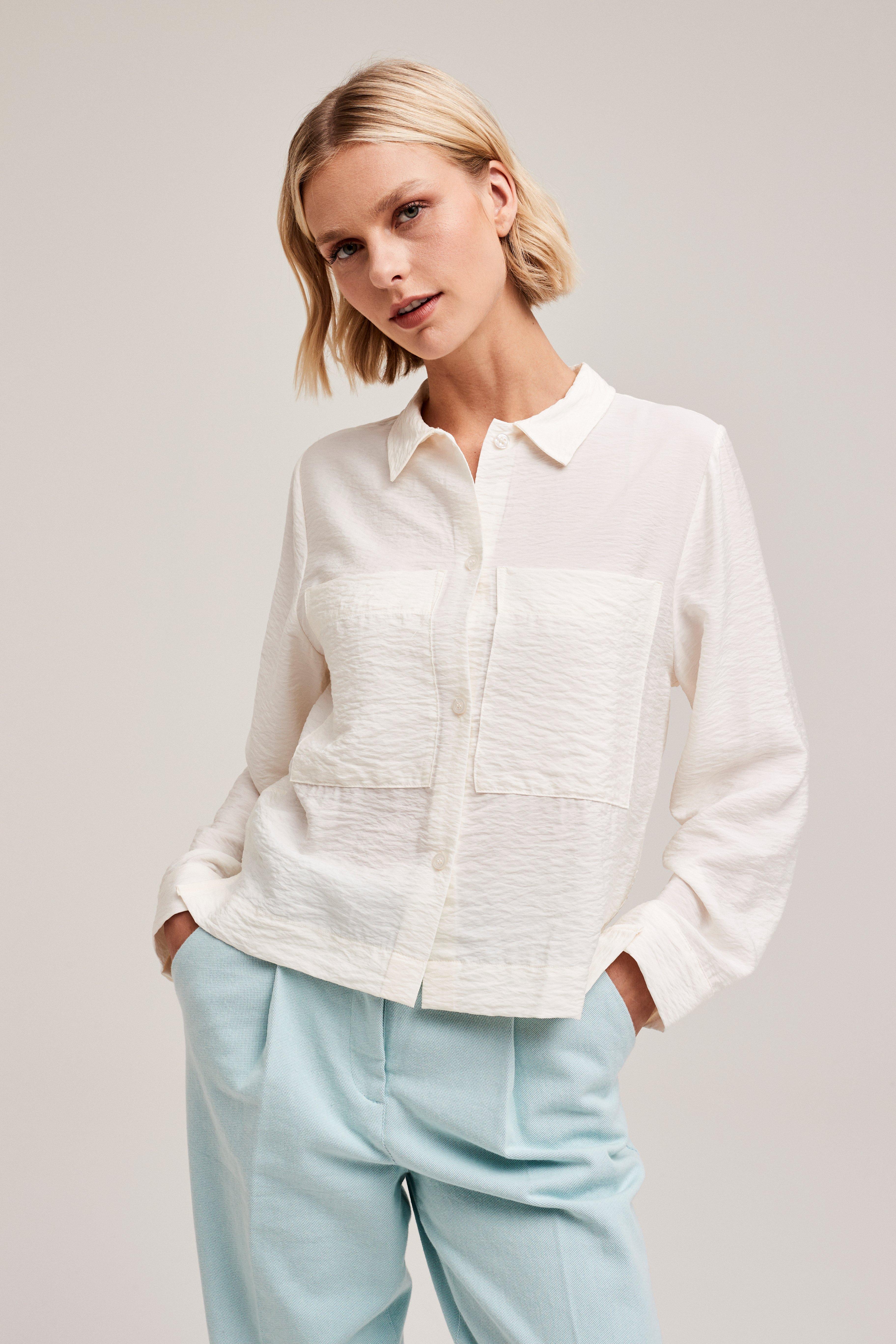 CKS Dames - SELINOS - shirt long sleeves - white