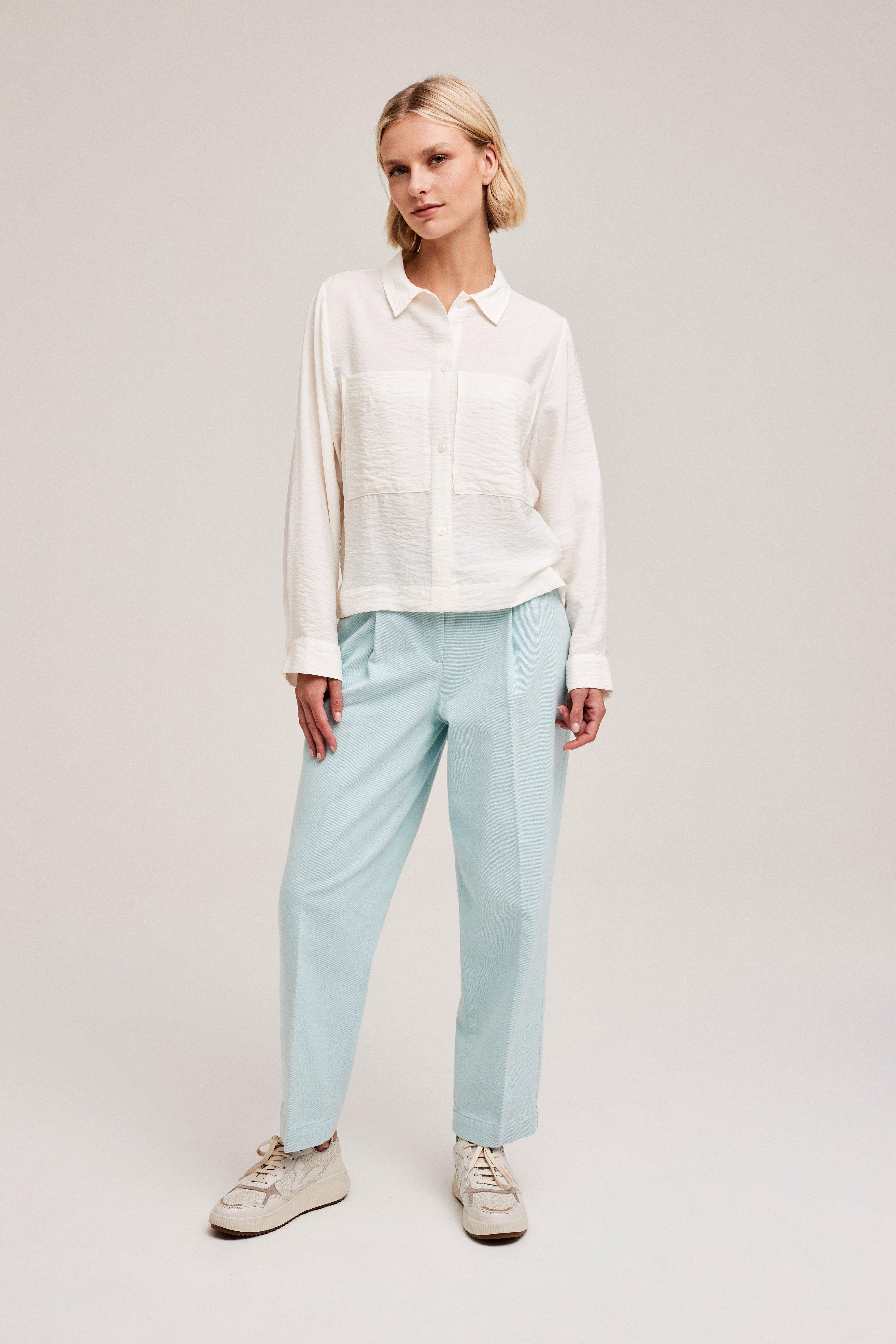 CKS Dames - SELINOS - shirt lange mouwen - wit