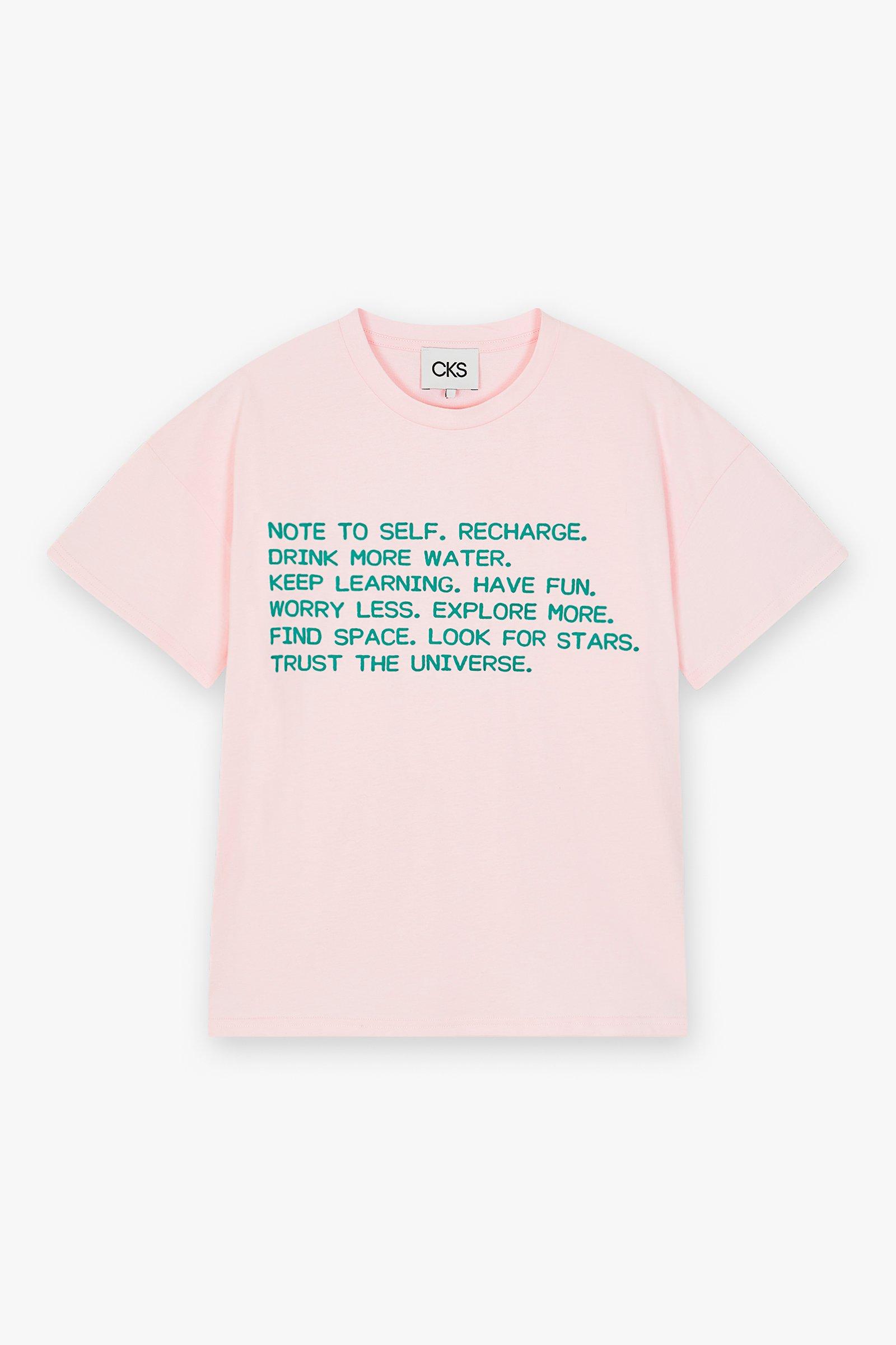 CKS Dames - JOEL - t-shirt short sleeves - light pink