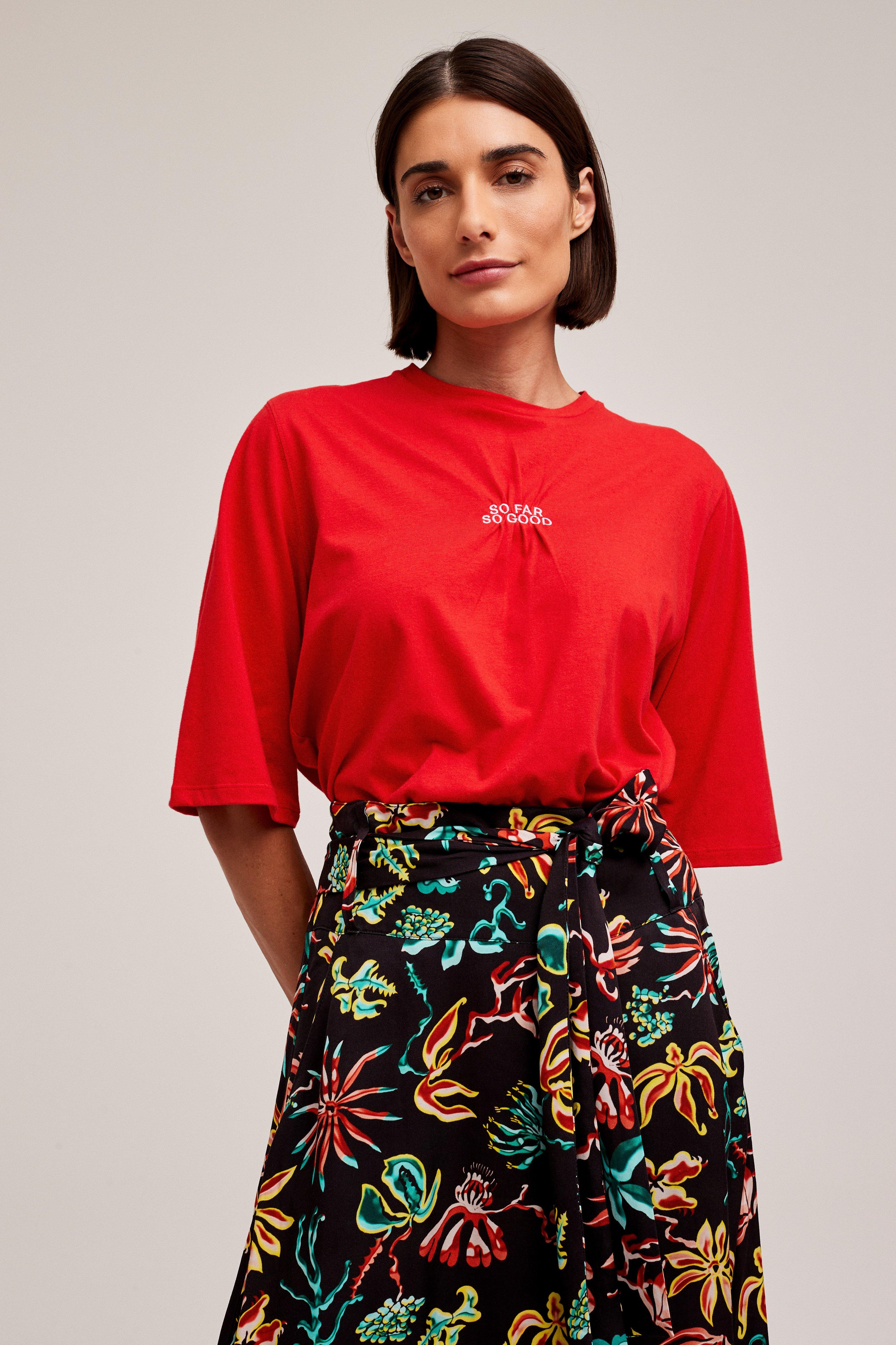 CKS Dames - SARI - t-shirt à manches courtes - rouge vif