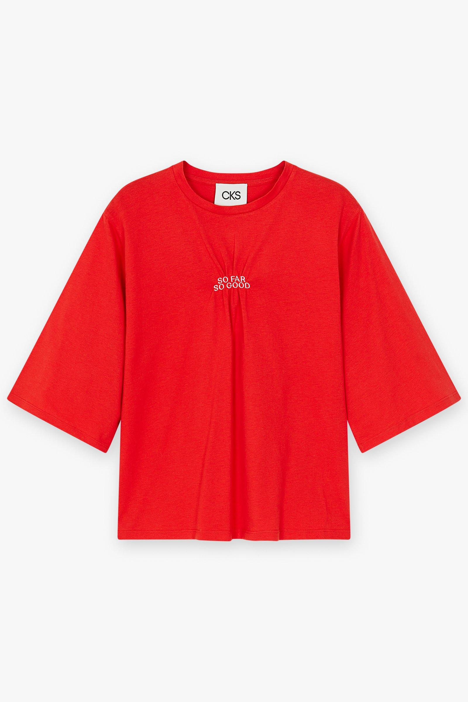 CKS Dames - SARI - t-shirt à manches courtes - rouge vif